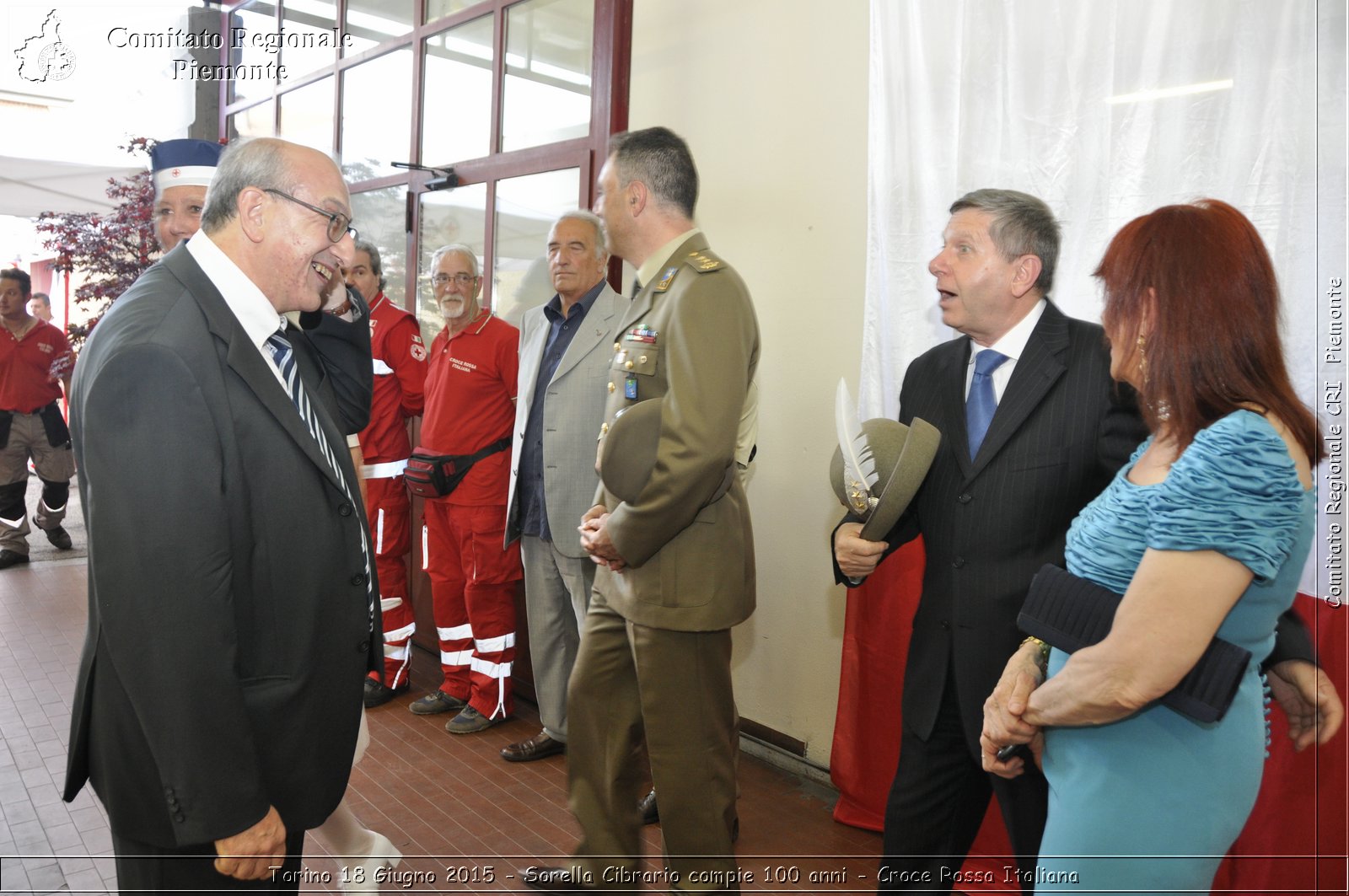 Torino 18 Giugno 2015 - Sorella Cibrario compie 100 anni - Croce Rossa Italiana- Comitato Regionale del Piemonte