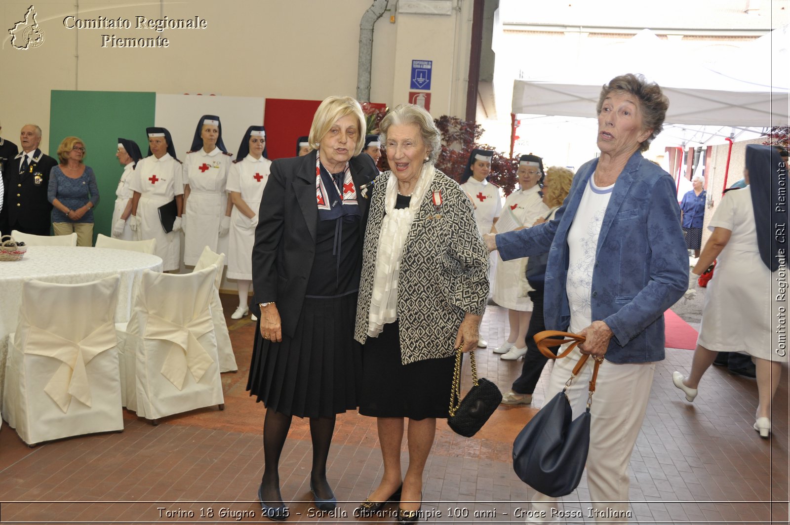 Torino 18 Giugno 2015 - Sorella Cibrario compie 100 anni - Croce Rossa Italiana- Comitato Regionale del Piemonte