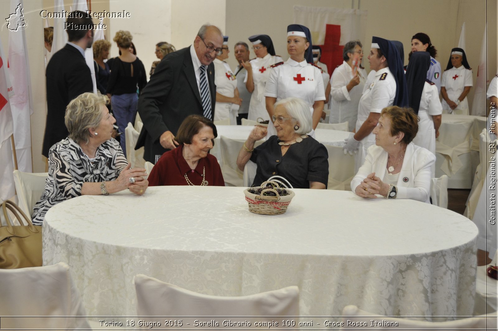 Torino 18 Giugno 2015 - Sorella Cibrario compie 100 anni - Croce Rossa Italiana- Comitato Regionale del Piemonte