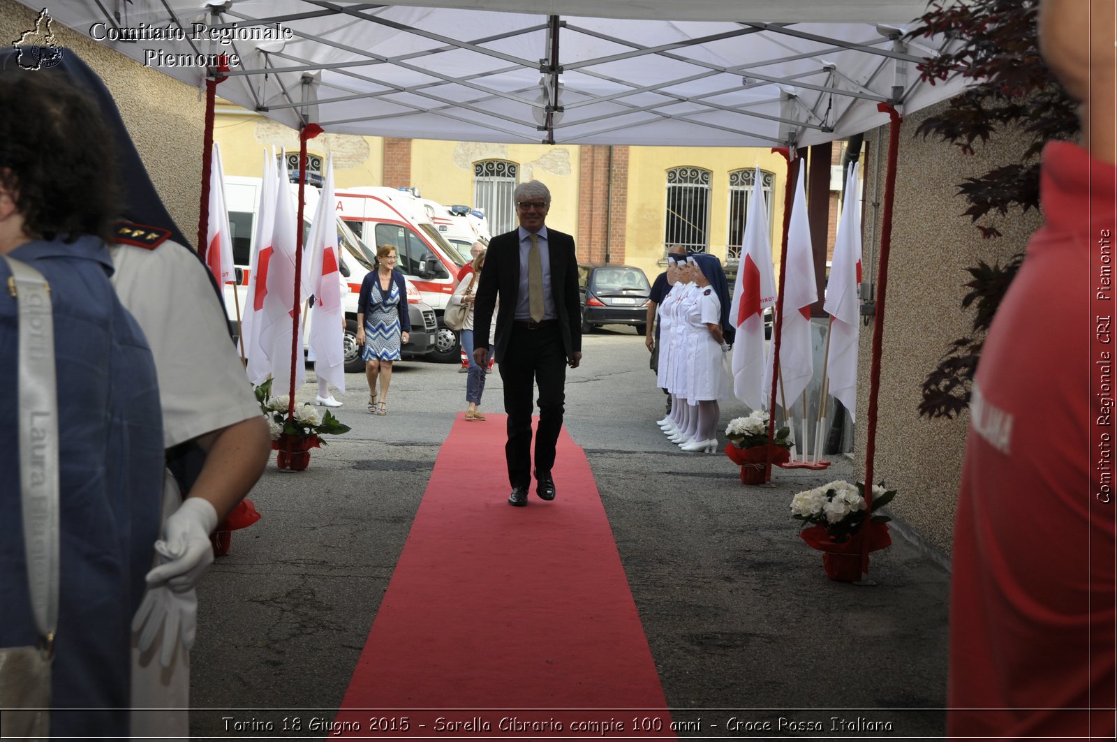 Torino 18 Giugno 2015 - Sorella Cibrario compie 100 anni - Croce Rossa Italiana- Comitato Regionale del Piemonte