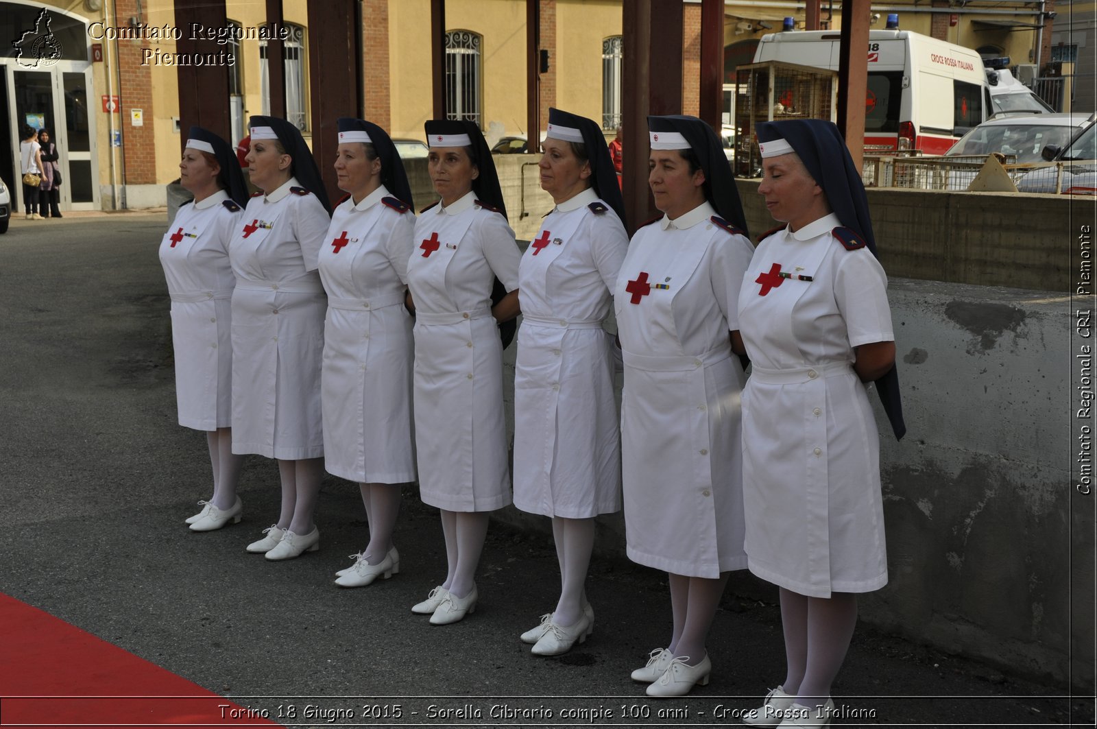 Torino 18 Giugno 2015 - Sorella Cibrario compie 100 anni - Croce Rossa Italiana- Comitato Regionale del Piemonte