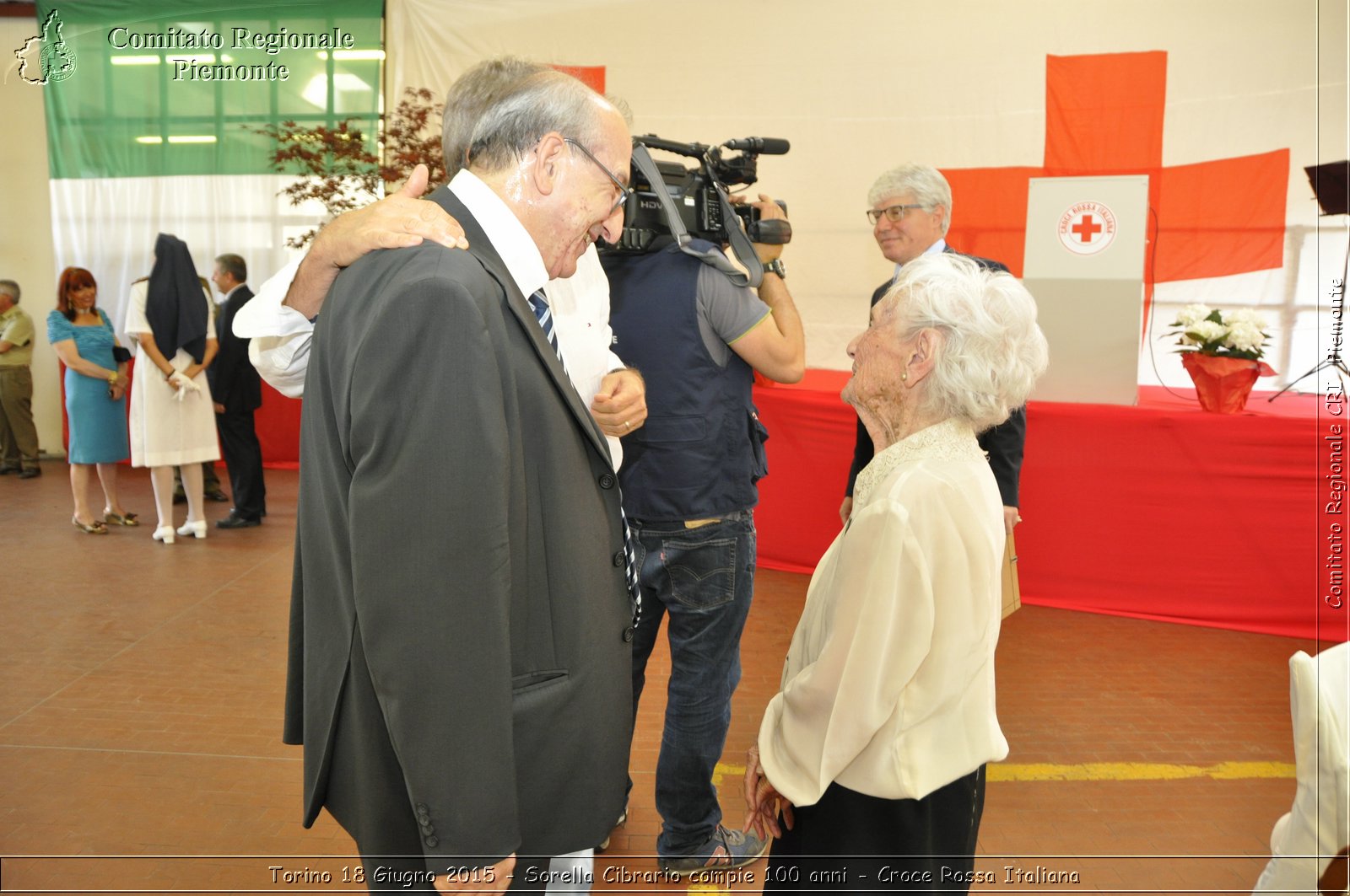 Torino 18 Giugno 2015 - Sorella Cibrario compie 100 anni - Croce Rossa Italiana- Comitato Regionale del Piemonte