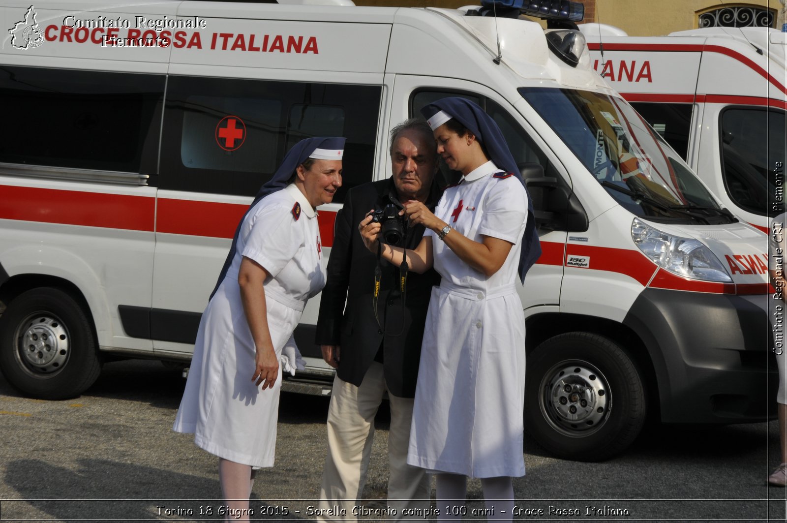 Torino 18 Giugno 2015 - Sorella Cibrario compie 100 anni - Croce Rossa Italiana- Comitato Regionale del Piemonte