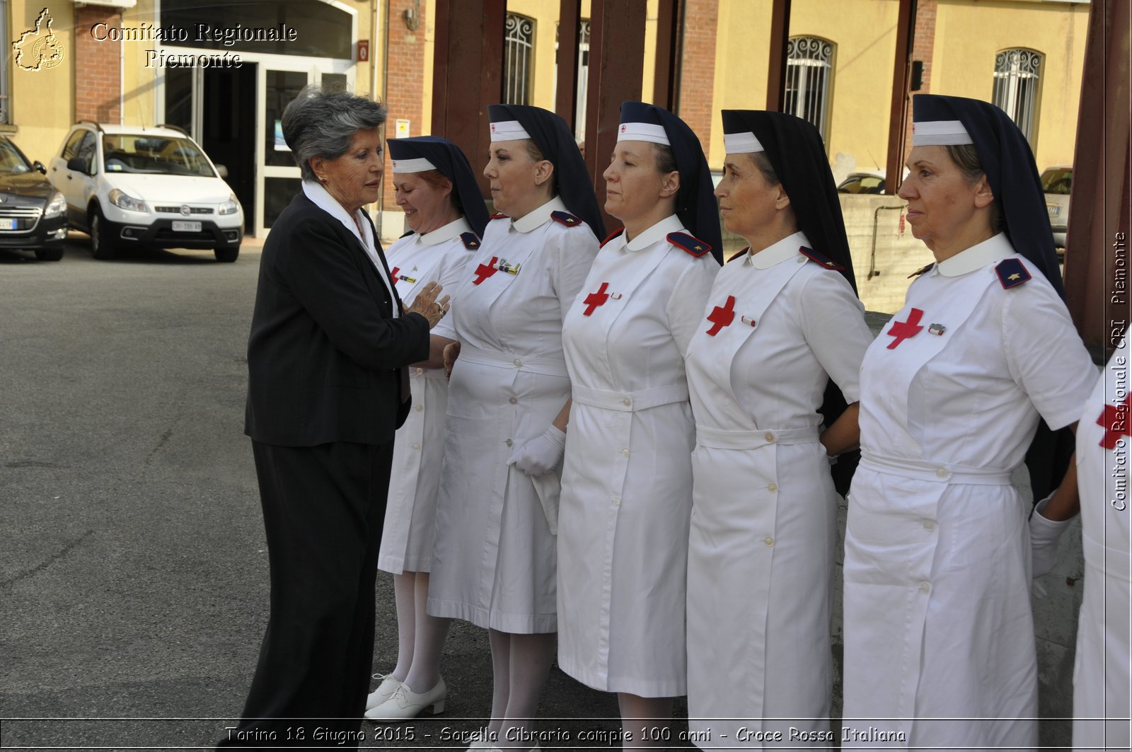 Torino 18 Giugno 2015 - Sorella Cibrario compie 100 anni - Croce Rossa Italiana- Comitato Regionale del Piemonte