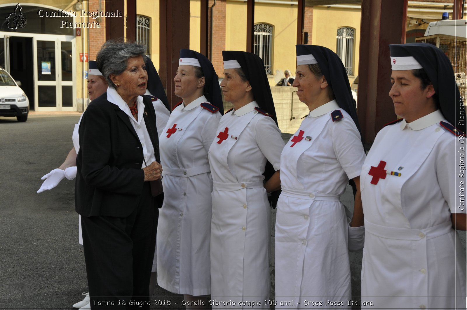 Torino 18 Giugno 2015 - Sorella Cibrario compie 100 anni - Croce Rossa Italiana- Comitato Regionale del Piemonte