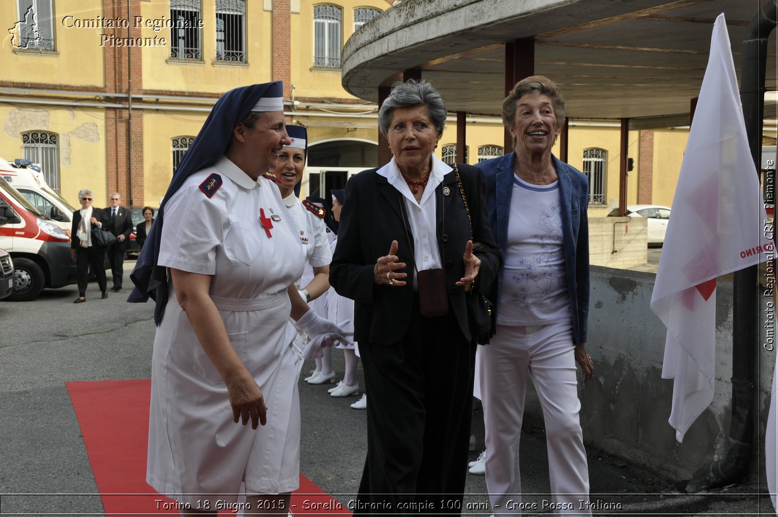 Torino 18 Giugno 2015 - Sorella Cibrario compie 100 anni - Croce Rossa Italiana- Comitato Regionale del Piemonte