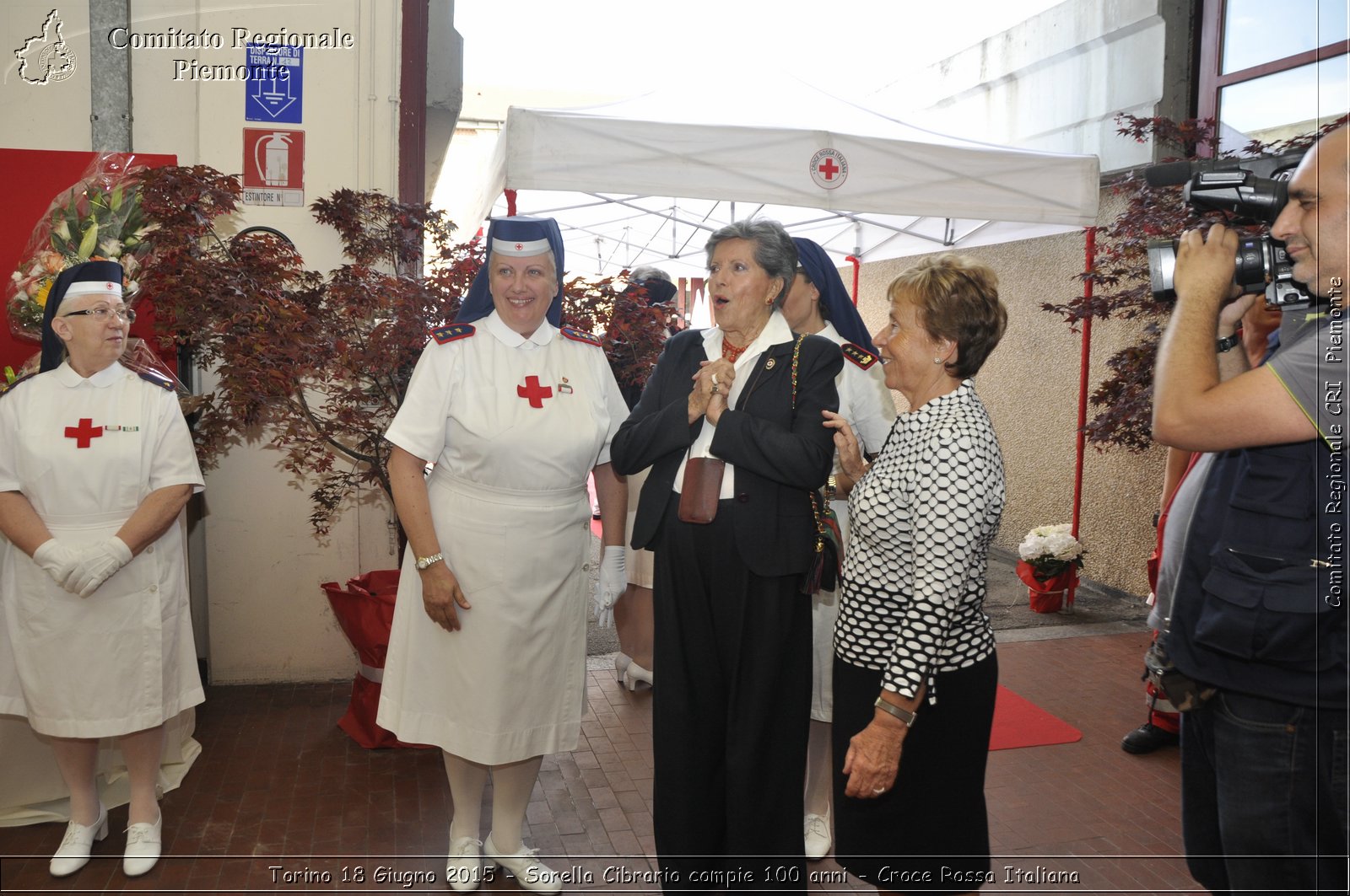 Torino 18 Giugno 2015 - Sorella Cibrario compie 100 anni - Croce Rossa Italiana- Comitato Regionale del Piemonte