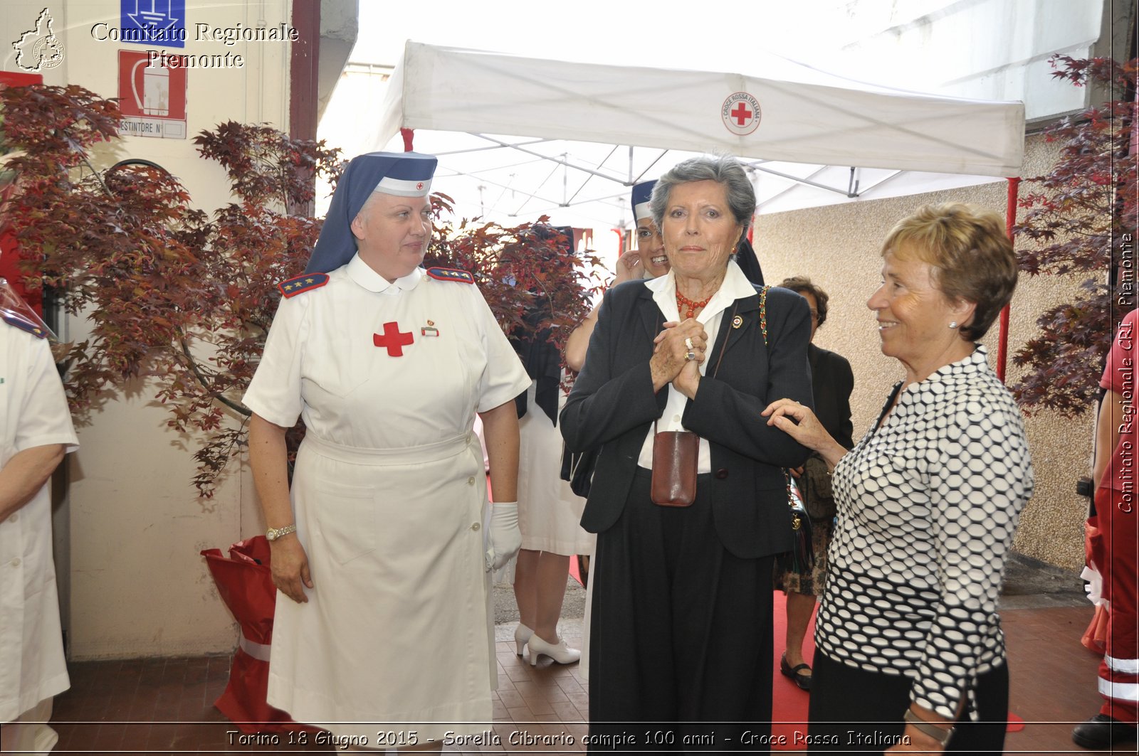 Torino 18 Giugno 2015 - Sorella Cibrario compie 100 anni - Croce Rossa Italiana- Comitato Regionale del Piemonte