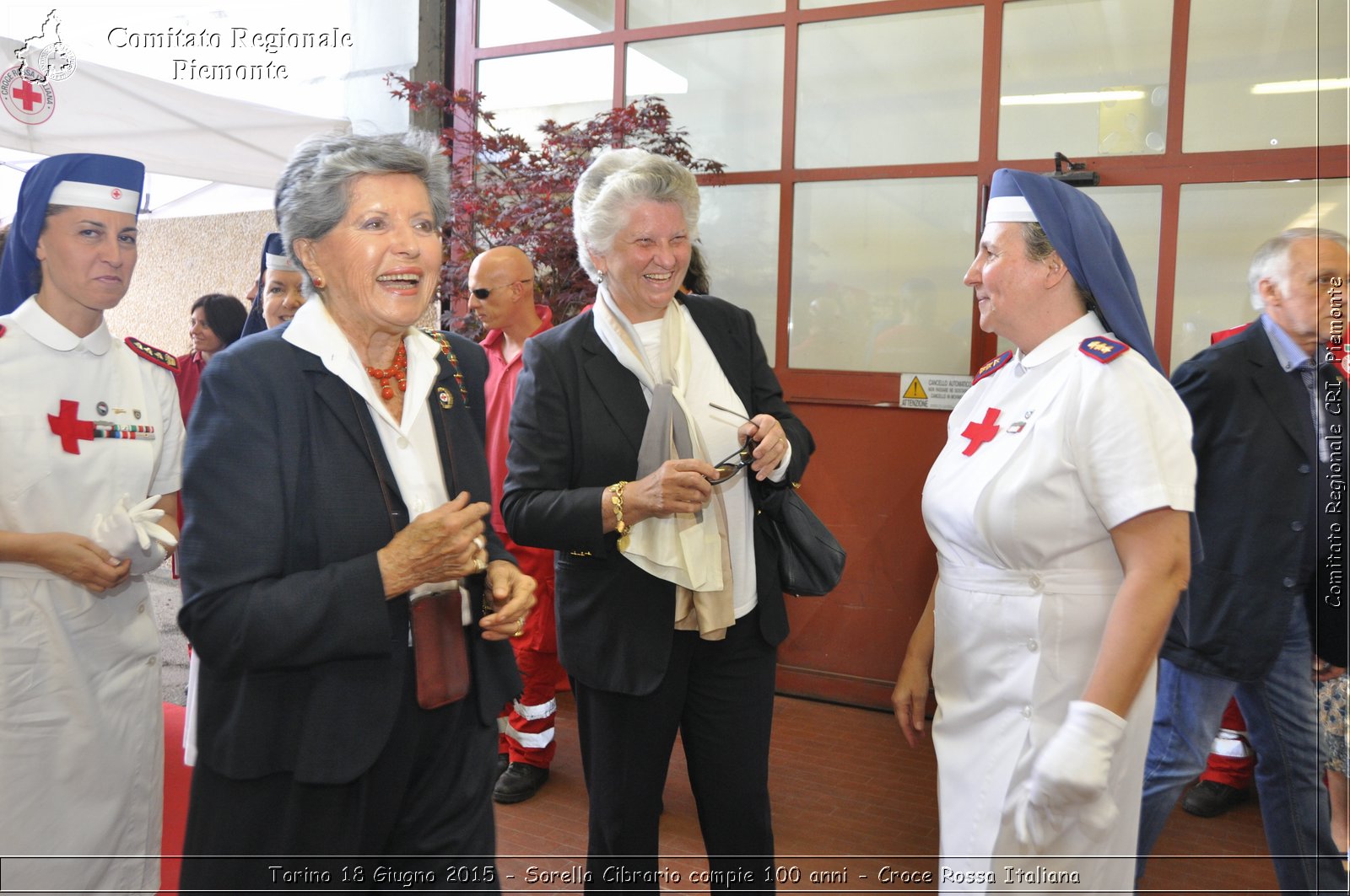 Torino 18 Giugno 2015 - Sorella Cibrario compie 100 anni - Croce Rossa Italiana- Comitato Regionale del Piemonte