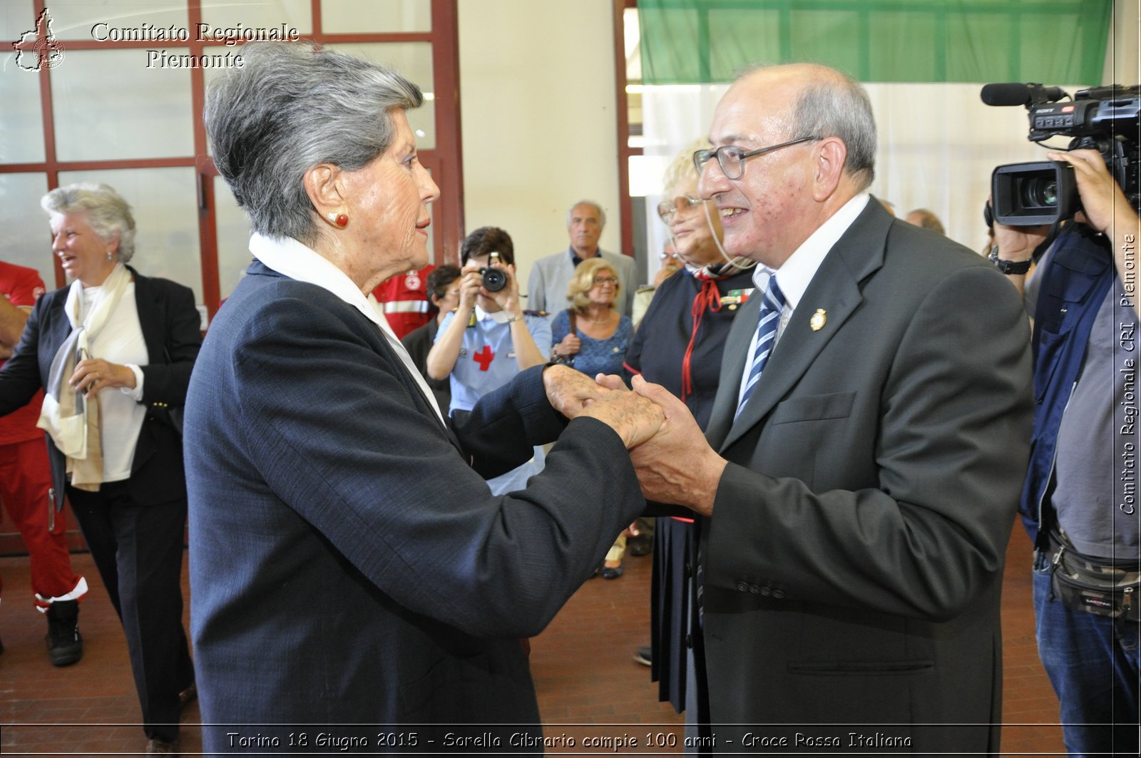 Torino 18 Giugno 2015 - Sorella Cibrario compie 100 anni - Croce Rossa Italiana- Comitato Regionale del Piemonte