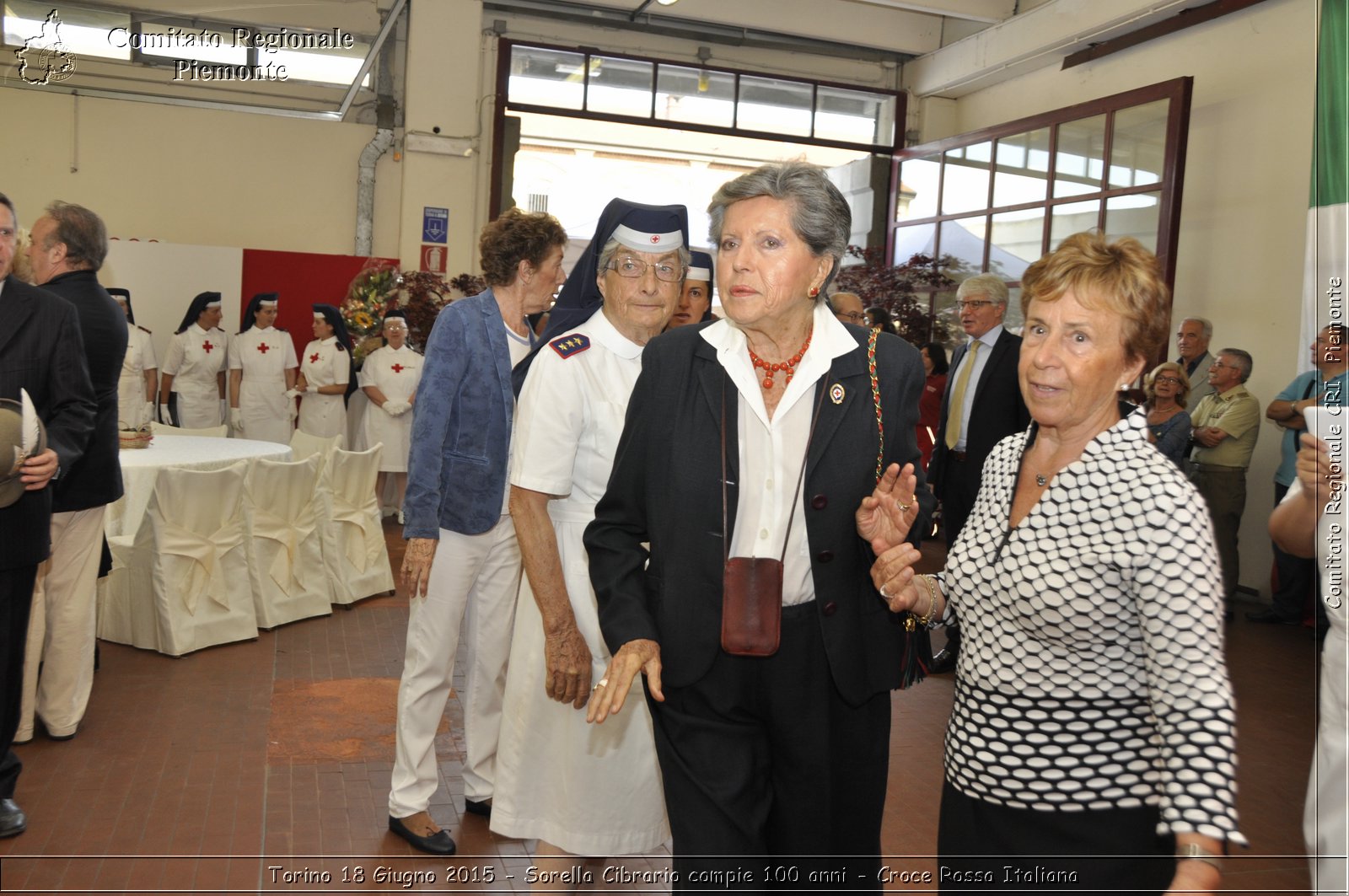 Torino 18 Giugno 2015 - Sorella Cibrario compie 100 anni - Croce Rossa Italiana- Comitato Regionale del Piemonte