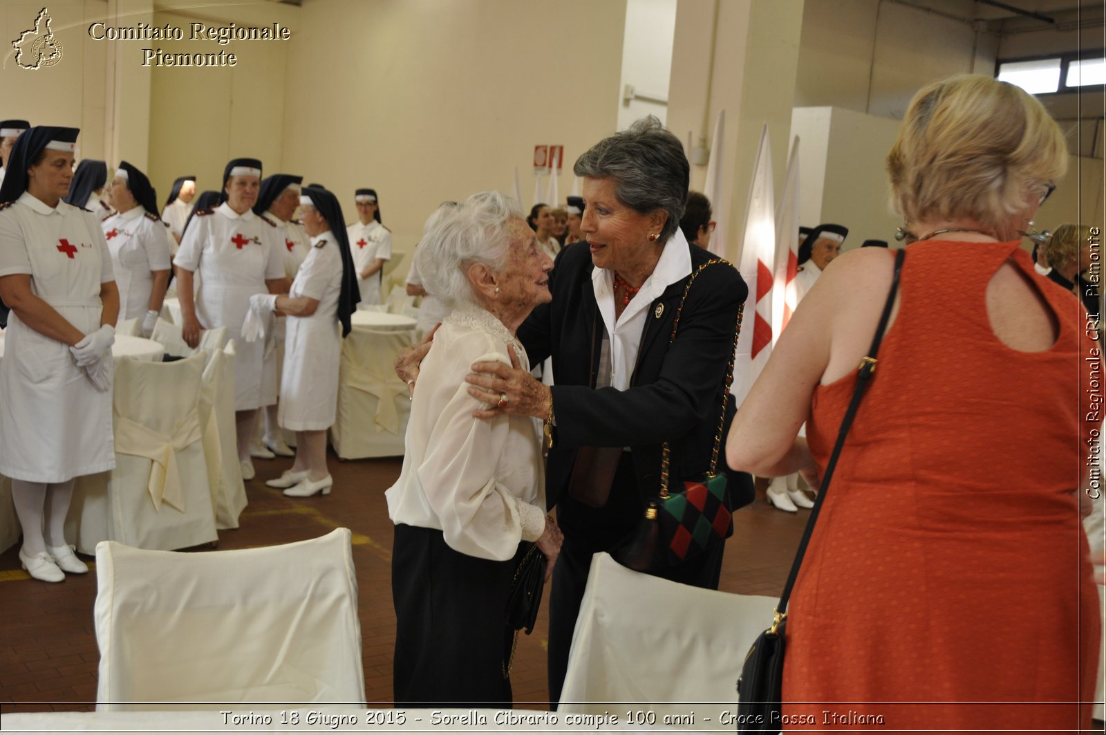 Torino 18 Giugno 2015 - Sorella Cibrario compie 100 anni - Croce Rossa Italiana- Comitato Regionale del Piemonte