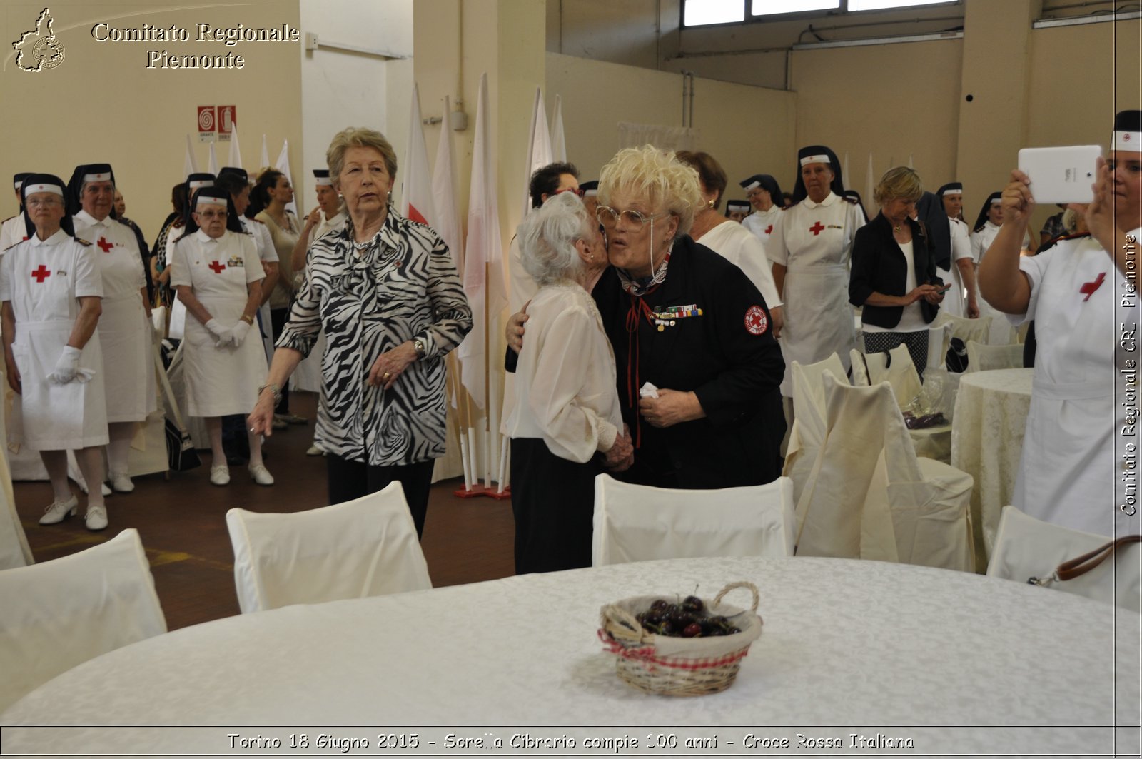 Torino 18 Giugno 2015 - Sorella Cibrario compie 100 anni - Croce Rossa Italiana- Comitato Regionale del Piemonte