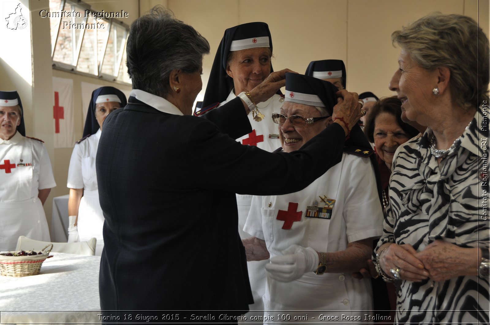 Torino 18 Giugno 2015 - Sorella Cibrario compie 100 anni - Croce Rossa Italiana- Comitato Regionale del Piemonte