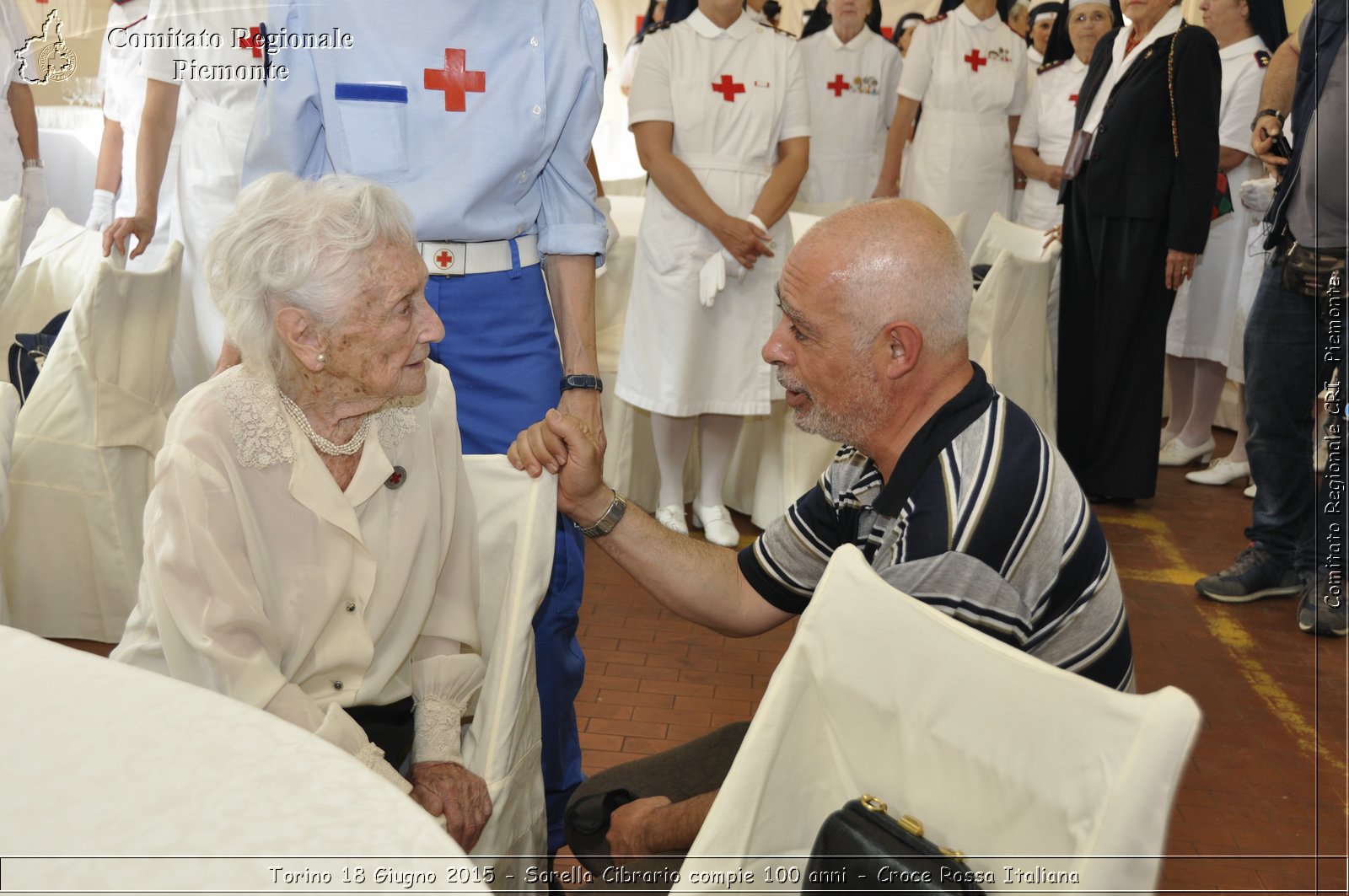 Torino 18 Giugno 2015 - Sorella Cibrario compie 100 anni - Croce Rossa Italiana- Comitato Regionale del Piemonte