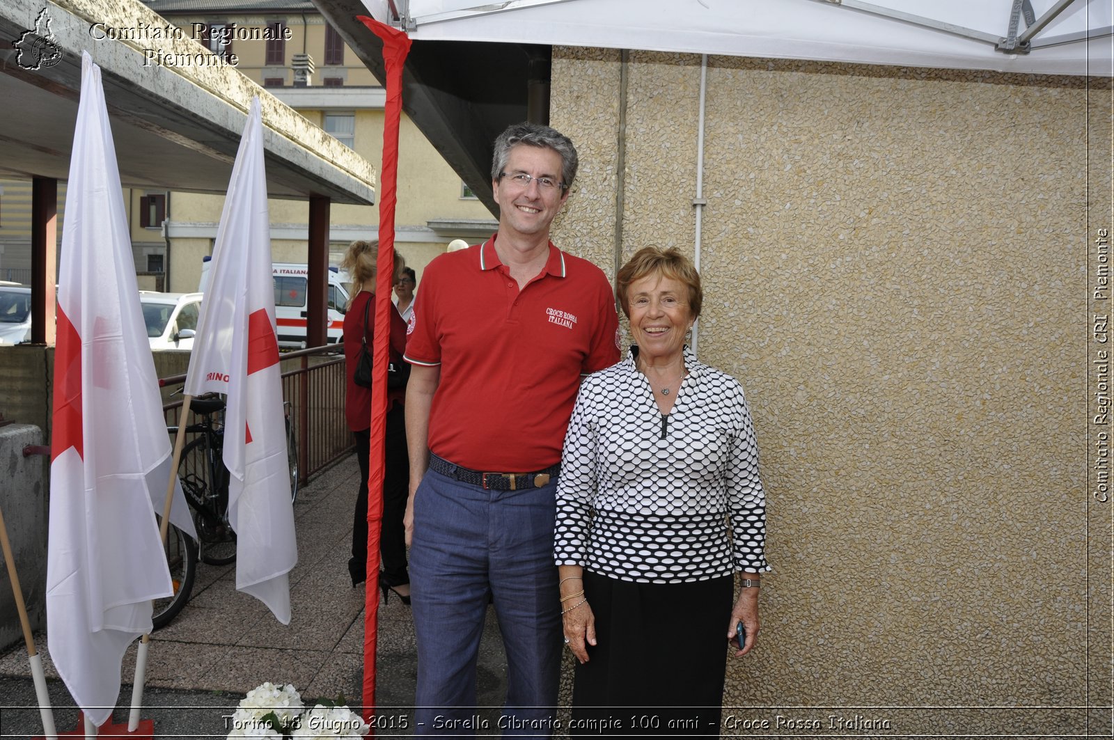 Torino 18 Giugno 2015 - Sorella Cibrario compie 100 anni - Croce Rossa Italiana- Comitato Regionale del Piemonte