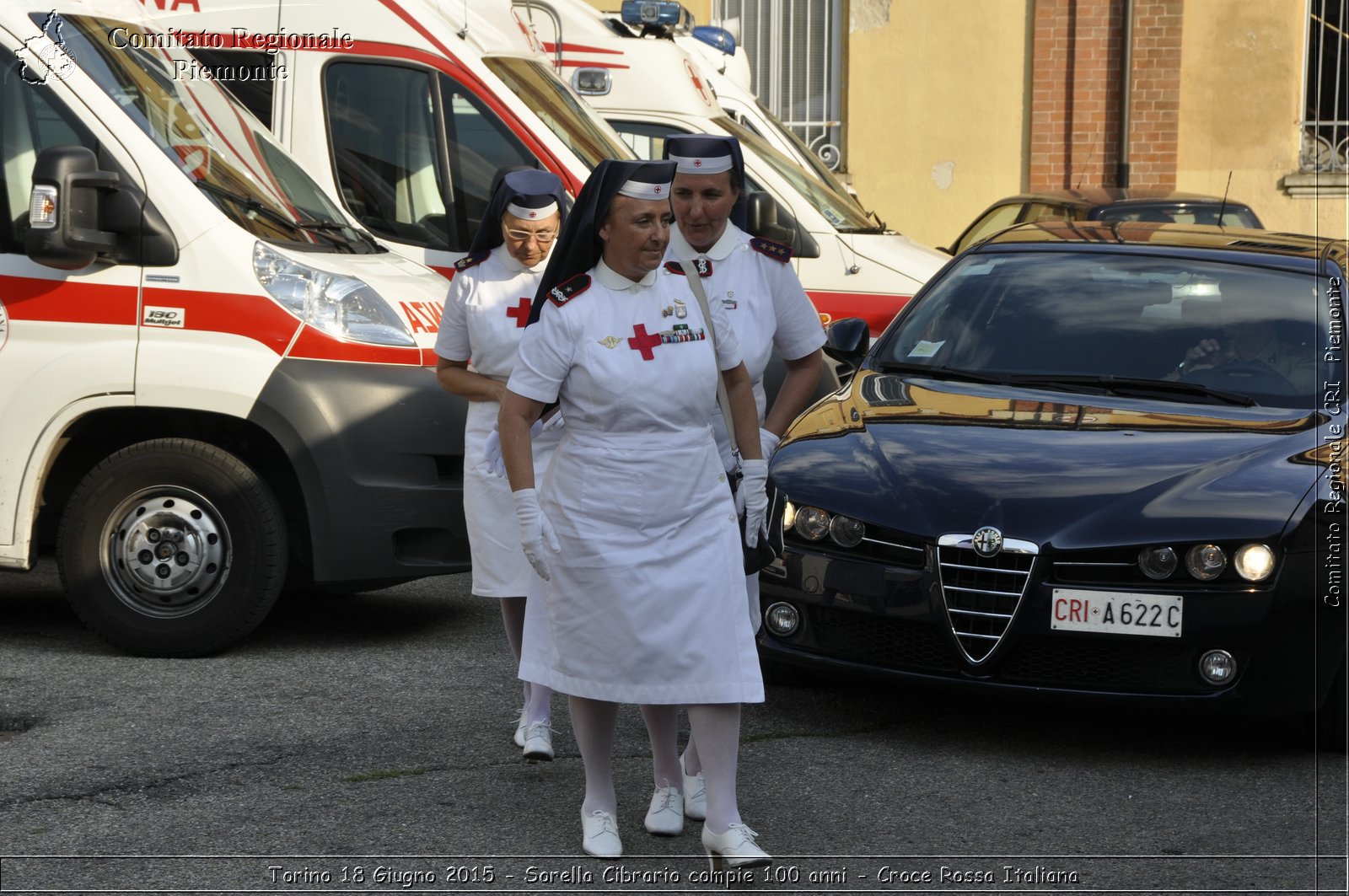 Torino 18 Giugno 2015 - Sorella Cibrario compie 100 anni - Croce Rossa Italiana- Comitato Regionale del Piemonte