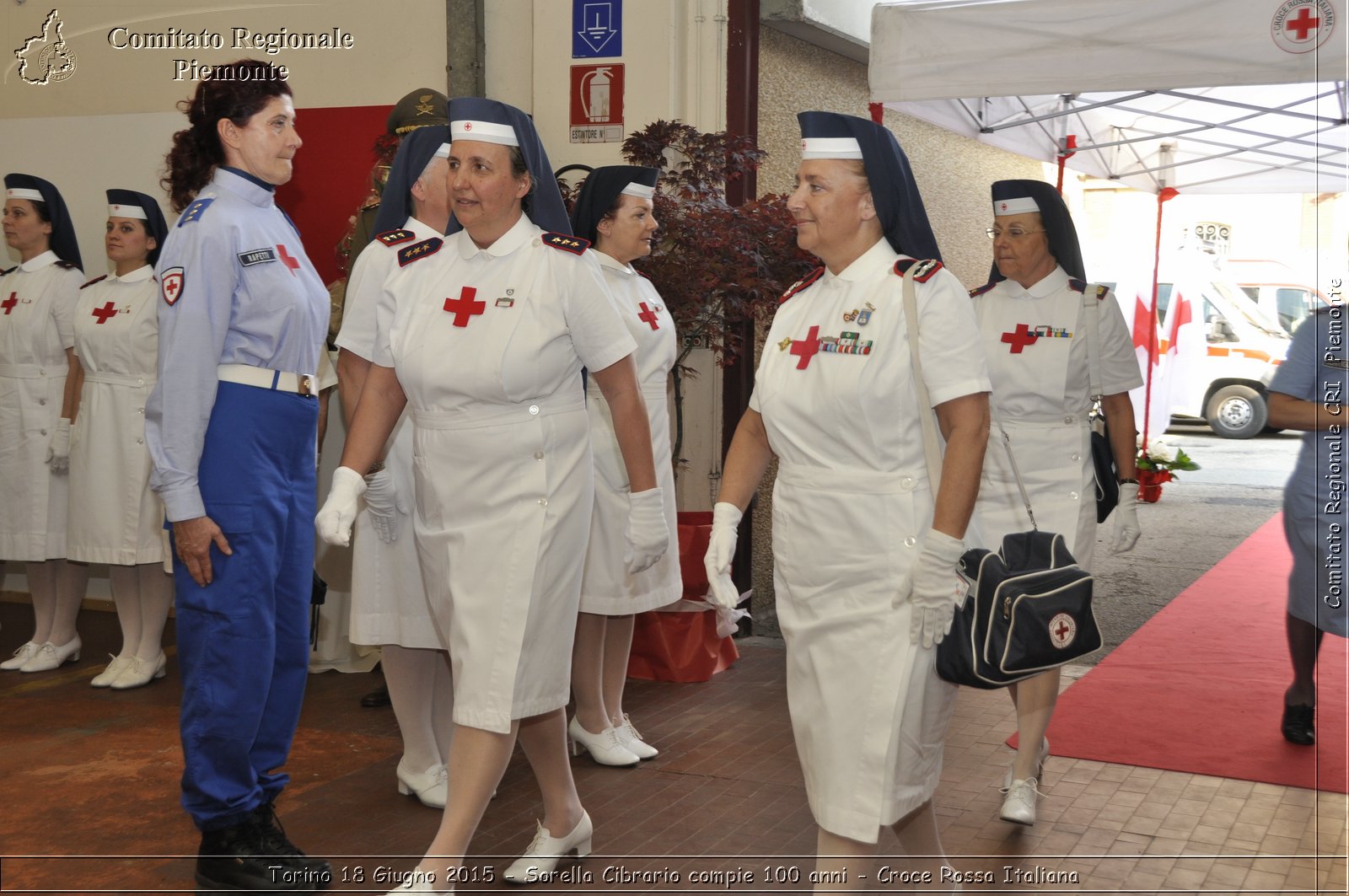 Torino 18 Giugno 2015 - Sorella Cibrario compie 100 anni - Croce Rossa Italiana- Comitato Regionale del Piemonte