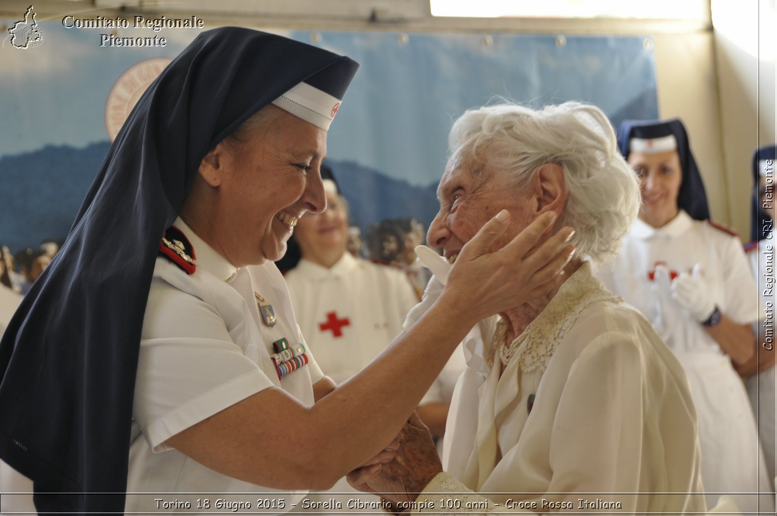 Torino 18 Giugno 2015 - Sorella Cibrario compie 100 anni - Croce Rossa Italiana- Comitato Regionale del Piemonte