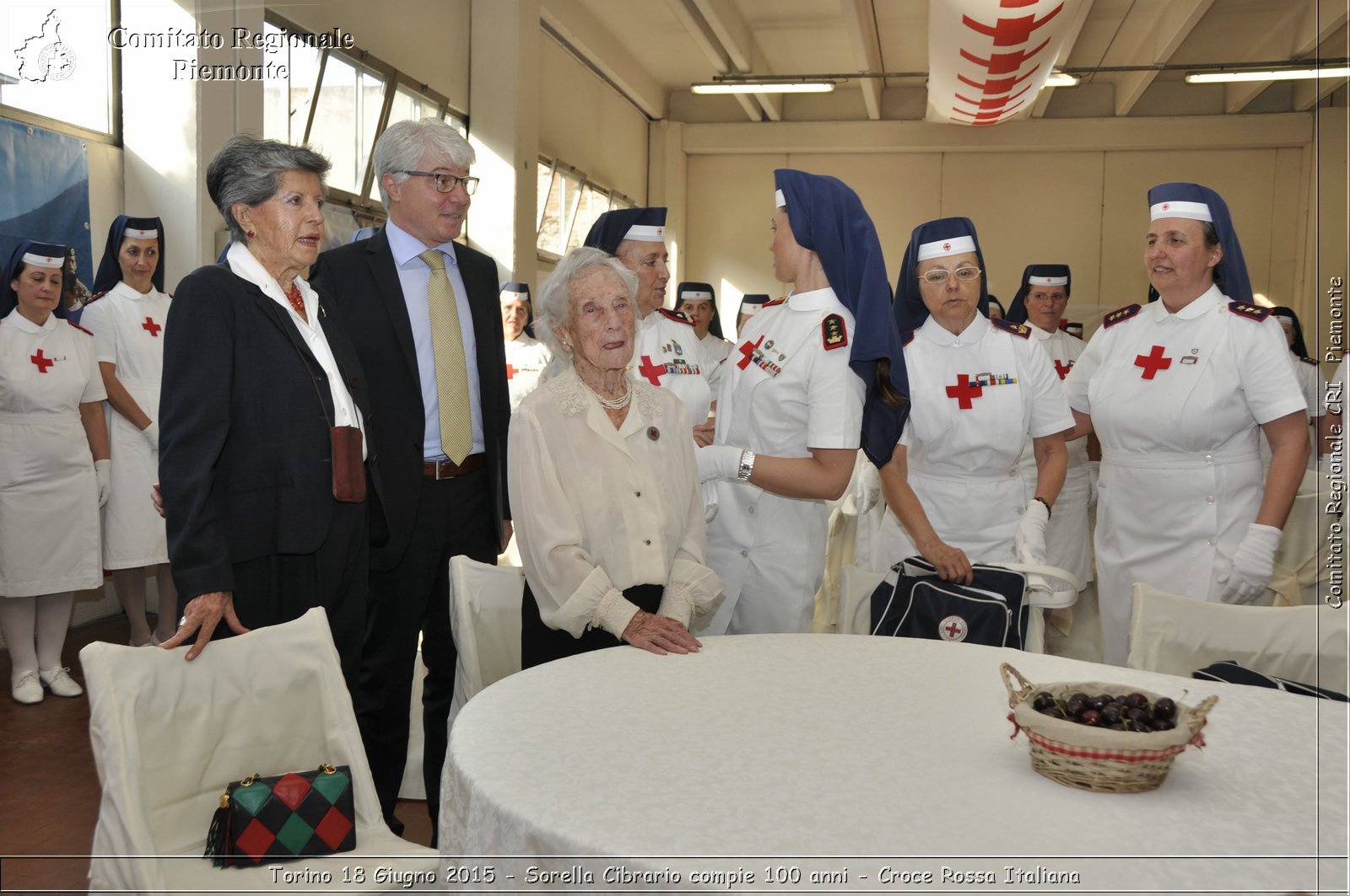 Torino 18 Giugno 2015 - Sorella Cibrario compie 100 anni - Croce Rossa Italiana- Comitato Regionale del Piemonte