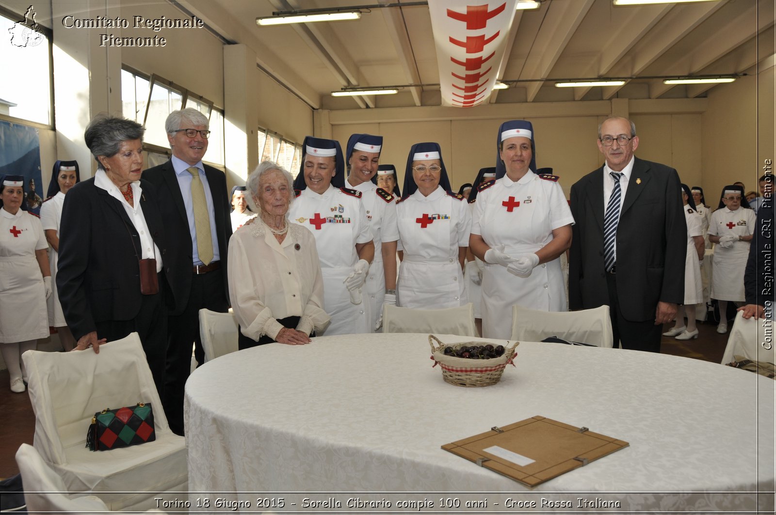 Torino 18 Giugno 2015 - Sorella Cibrario compie 100 anni - Croce Rossa Italiana- Comitato Regionale del Piemonte