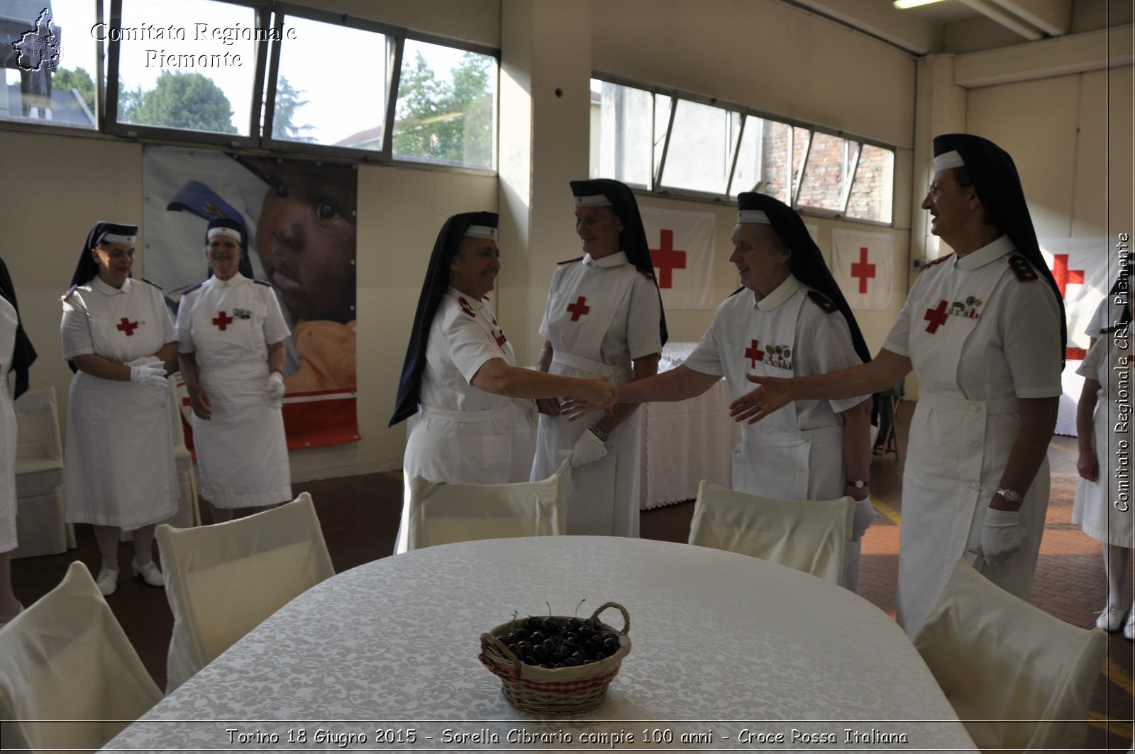 Torino 18 Giugno 2015 - Sorella Cibrario compie 100 anni - Croce Rossa Italiana- Comitato Regionale del Piemonte