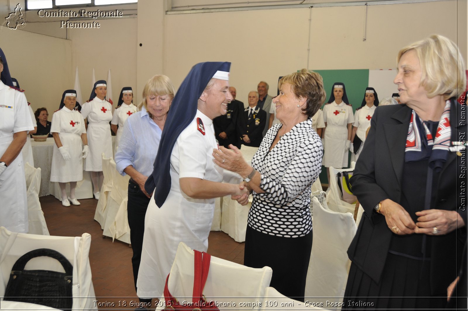 Torino 18 Giugno 2015 - Sorella Cibrario compie 100 anni - Croce Rossa Italiana- Comitato Regionale del Piemonte