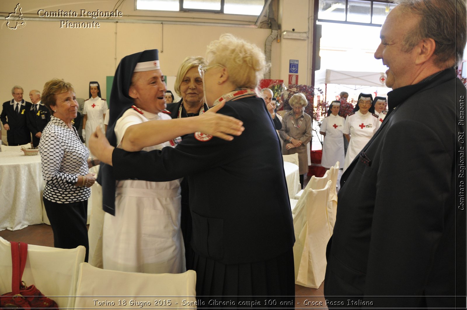 Torino 18 Giugno 2015 - Sorella Cibrario compie 100 anni - Croce Rossa Italiana- Comitato Regionale del Piemonte