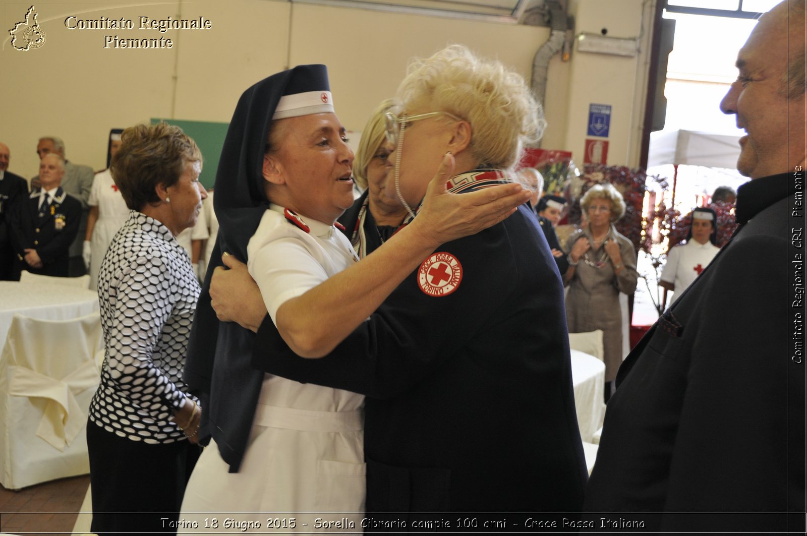 Torino 18 Giugno 2015 - Sorella Cibrario compie 100 anni - Croce Rossa Italiana- Comitato Regionale del Piemonte