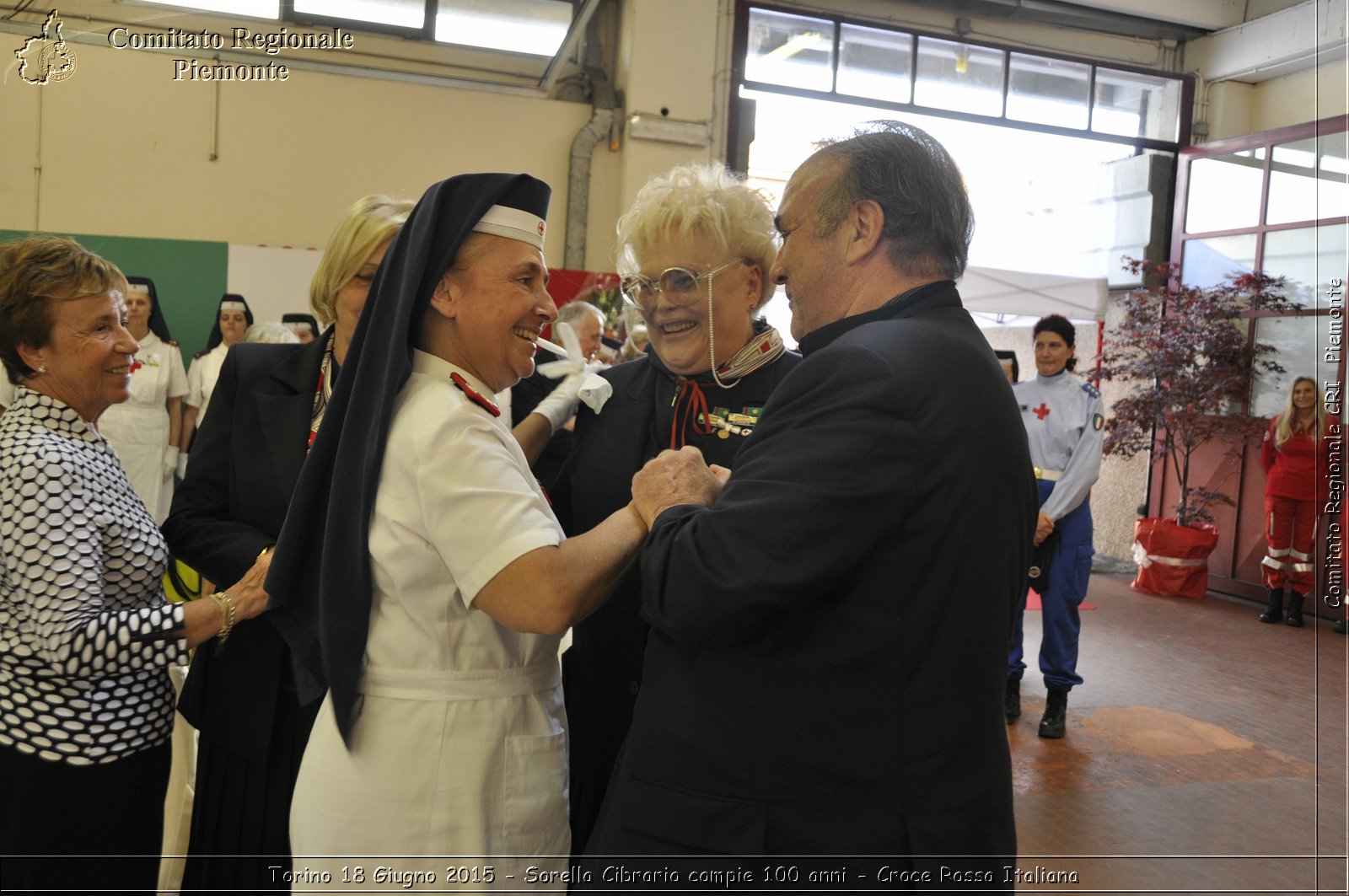 Torino 18 Giugno 2015 - Sorella Cibrario compie 100 anni - Croce Rossa Italiana- Comitato Regionale del Piemonte