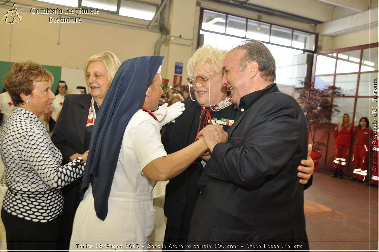 Torino 18 Giugno 2015 - Sorella Cibrario compie 100 anni - Croce Rossa Italiana- Comitato Regionale del Piemonte