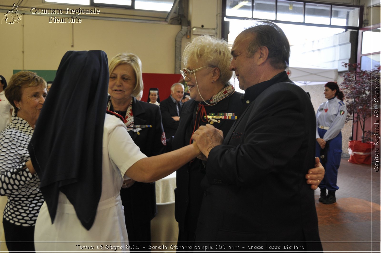 Torino 18 Giugno 2015 - Sorella Cibrario compie 100 anni - Croce Rossa Italiana- Comitato Regionale del Piemonte