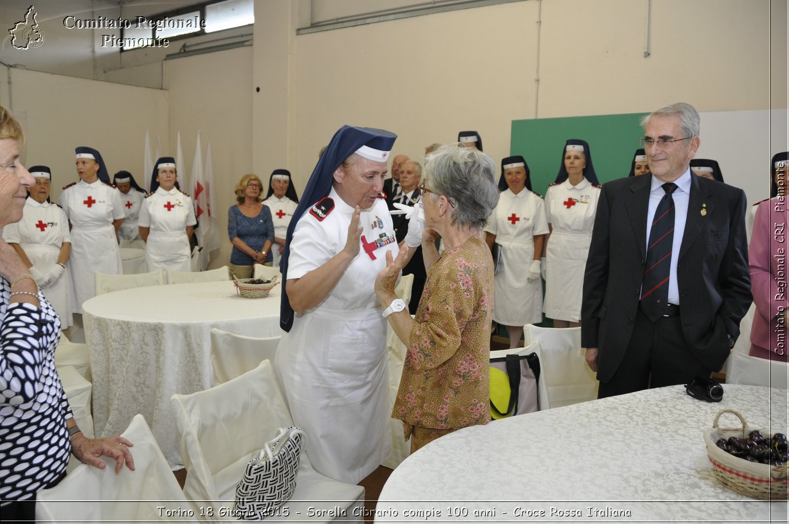 Torino 18 Giugno 2015 - Sorella Cibrario compie 100 anni - Croce Rossa Italiana- Comitato Regionale del Piemonte