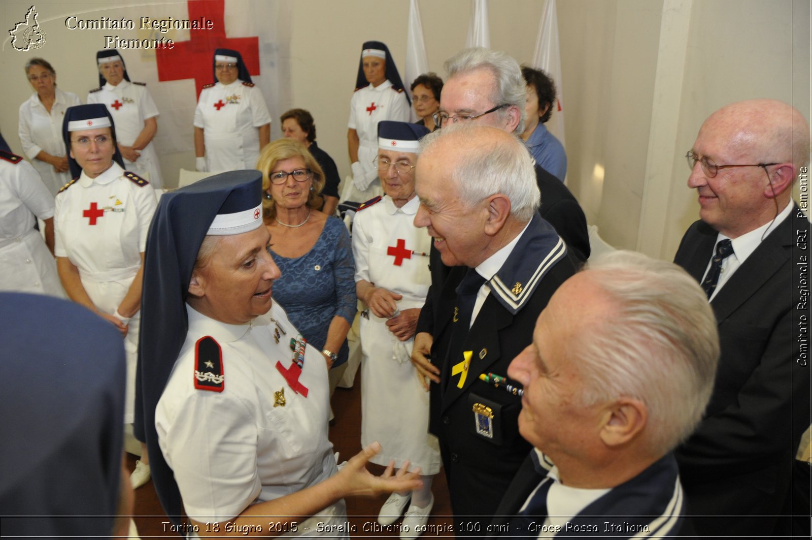 Torino 18 Giugno 2015 - Sorella Cibrario compie 100 anni - Croce Rossa Italiana- Comitato Regionale del Piemonte