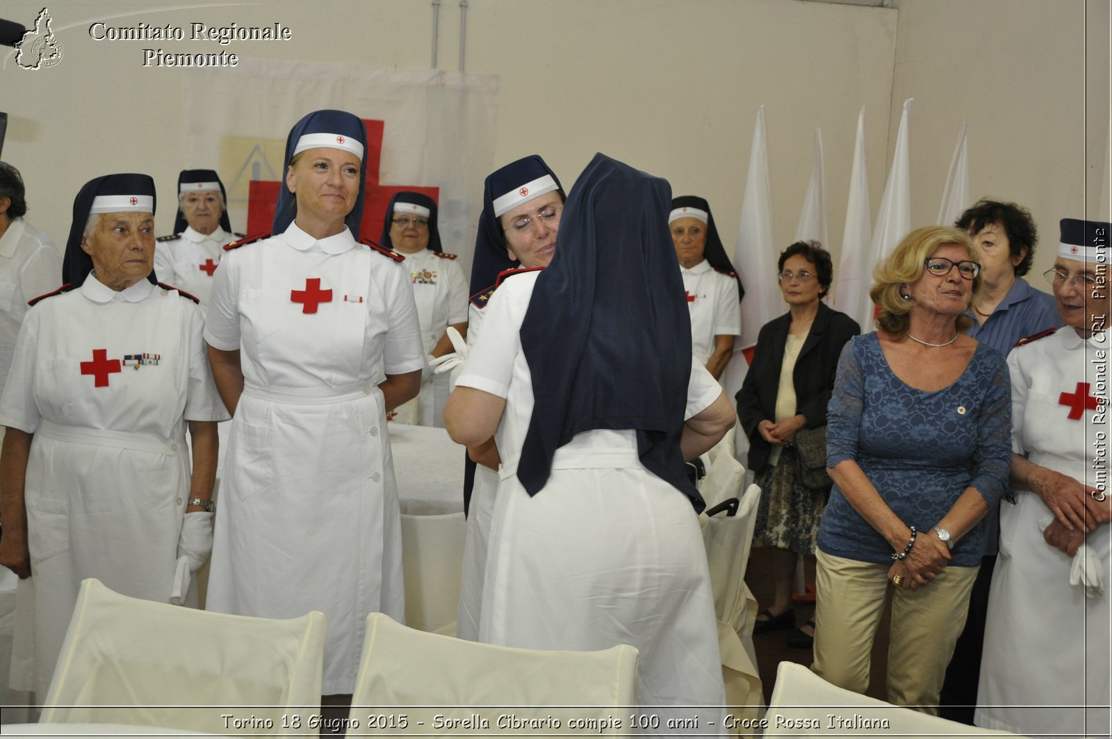 Torino 18 Giugno 2015 - Sorella Cibrario compie 100 anni - Croce Rossa Italiana- Comitato Regionale del Piemonte