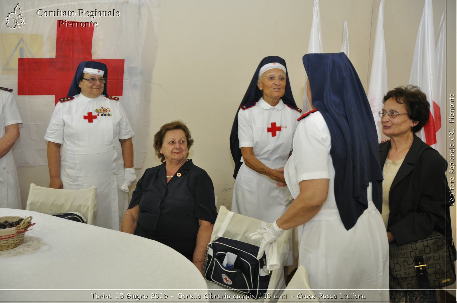 Torino 18 Giugno 2015 - Sorella Cibrario compie 100 anni - Croce Rossa Italiana- Comitato Regionale del Piemonte