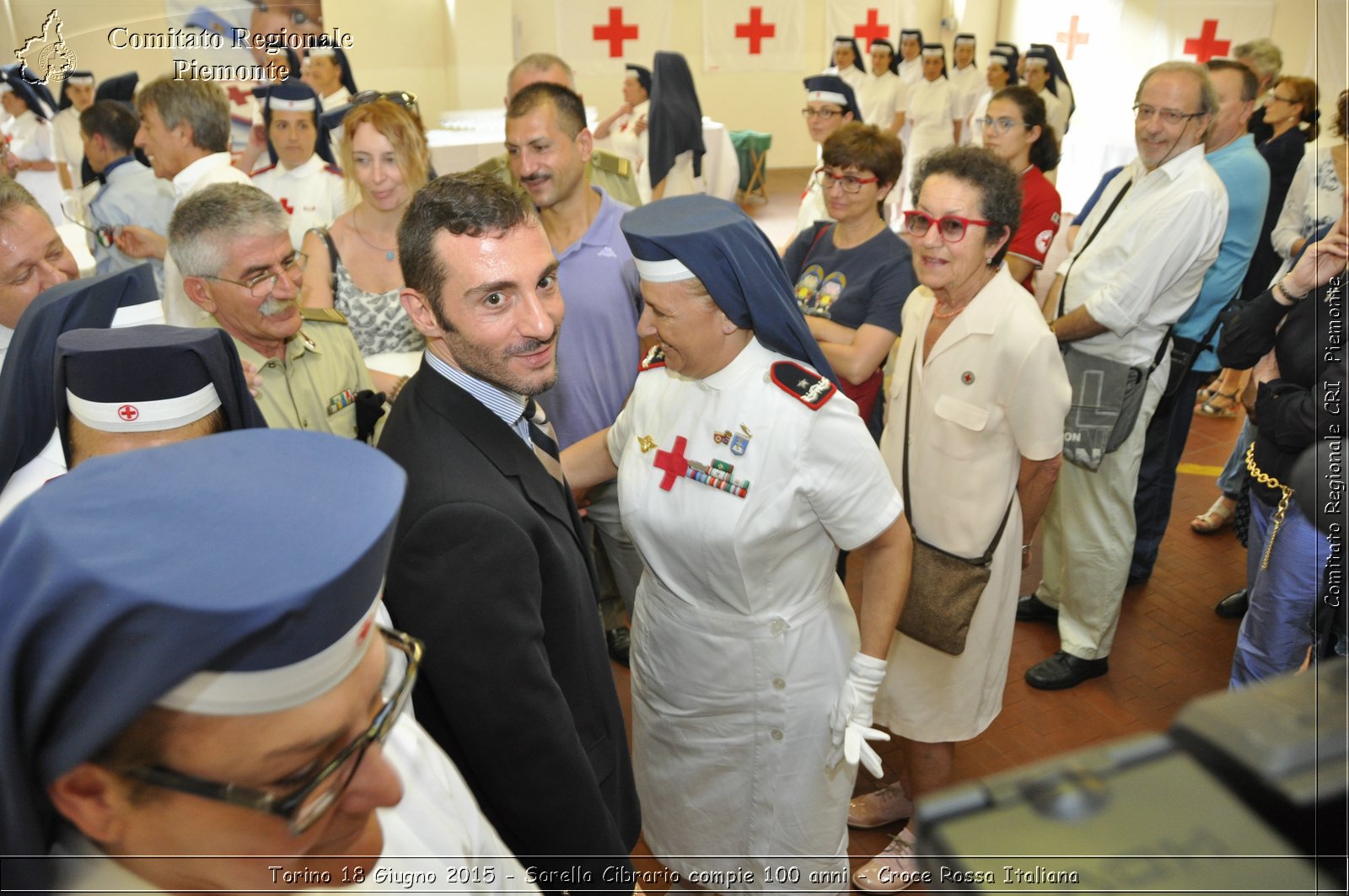 Torino 18 Giugno 2015 - Sorella Cibrario compie 100 anni - Croce Rossa Italiana- Comitato Regionale del Piemonte