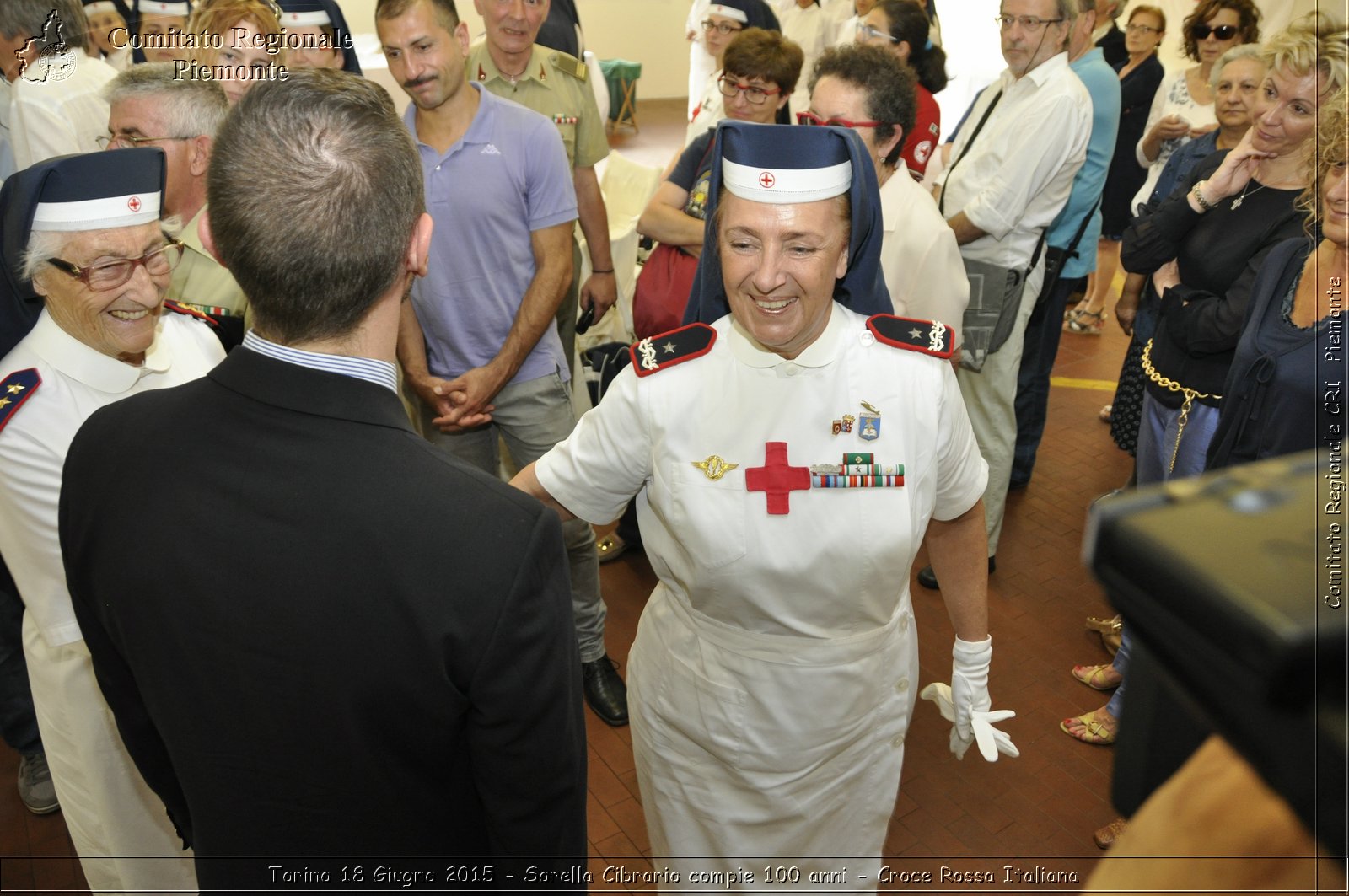 Torino 18 Giugno 2015 - Sorella Cibrario compie 100 anni - Croce Rossa Italiana- Comitato Regionale del Piemonte