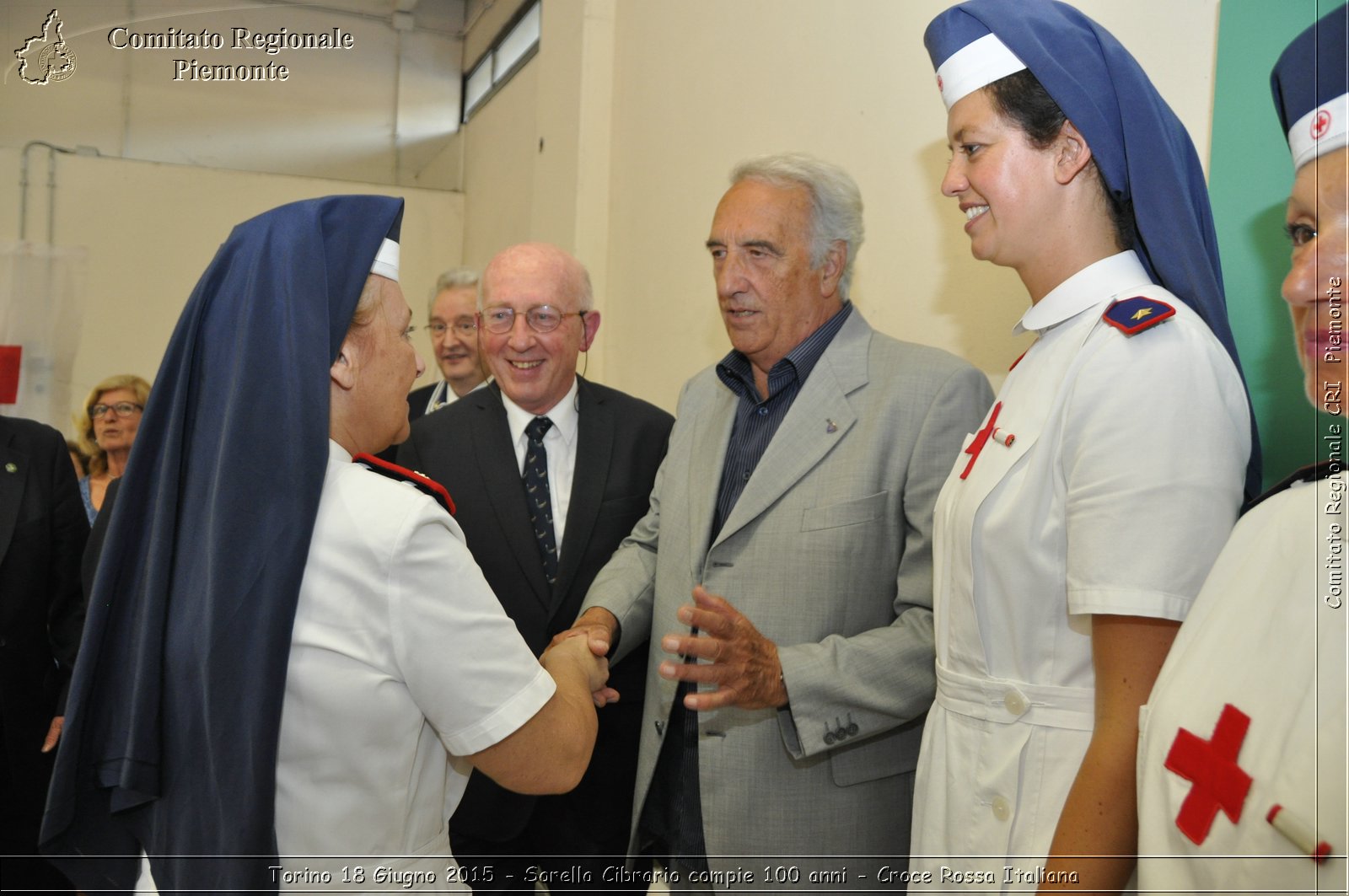 Torino 18 Giugno 2015 - Sorella Cibrario compie 100 anni - Croce Rossa Italiana- Comitato Regionale del Piemonte