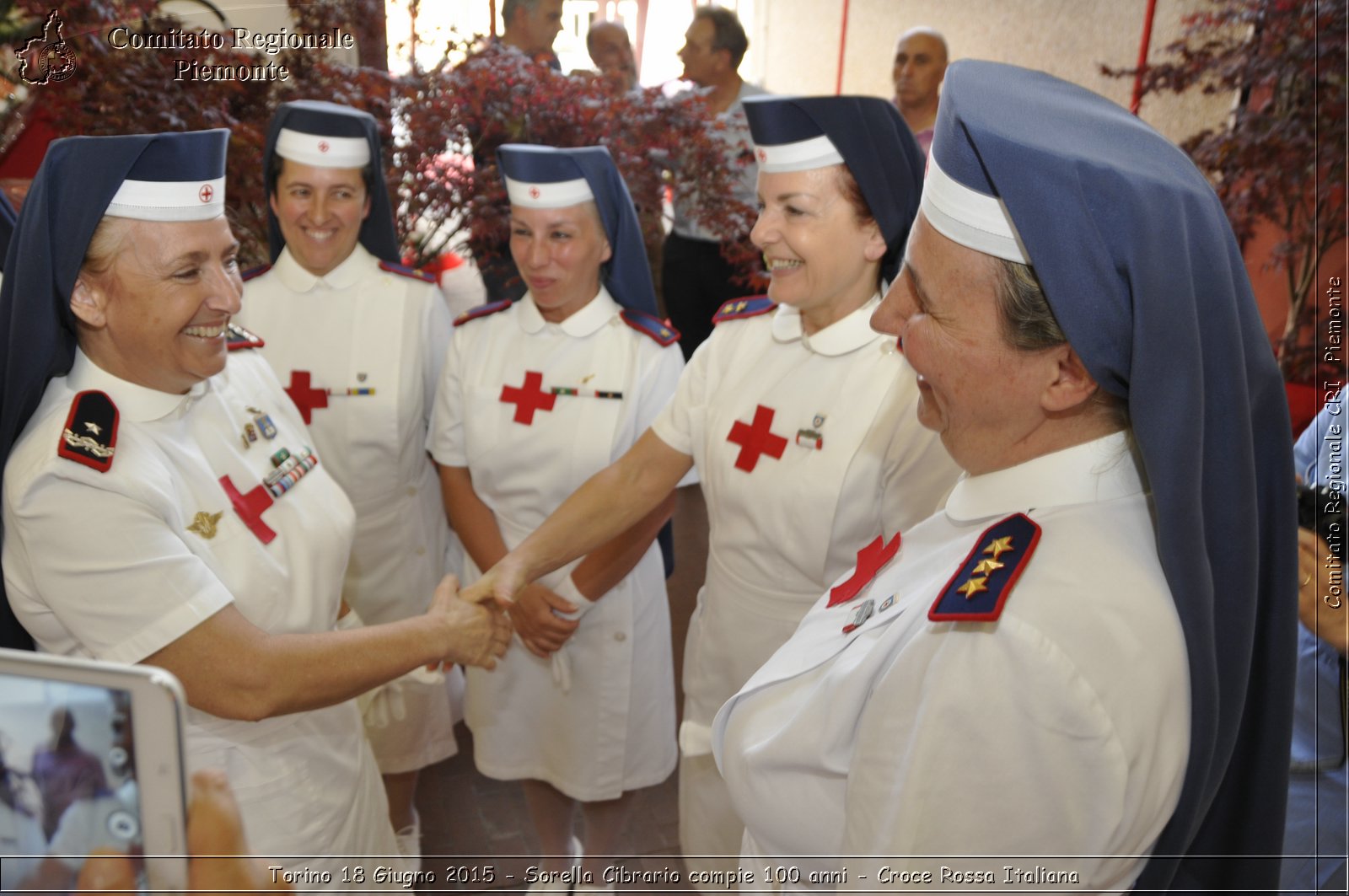 Torino 18 Giugno 2015 - Sorella Cibrario compie 100 anni - Croce Rossa Italiana- Comitato Regionale del Piemonte