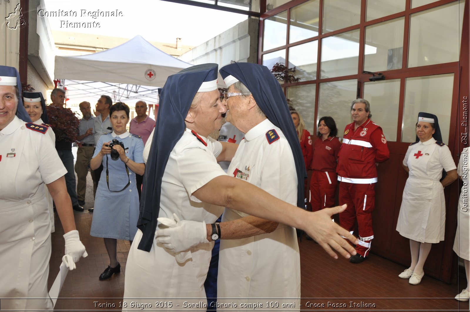 Torino 18 Giugno 2015 - Sorella Cibrario compie 100 anni - Croce Rossa Italiana- Comitato Regionale del Piemonte