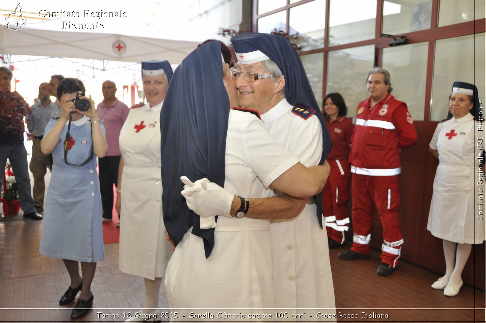 Torino 18 Giugno 2015 - Sorella Cibrario compie 100 anni - Croce Rossa Italiana- Comitato Regionale del Piemonte