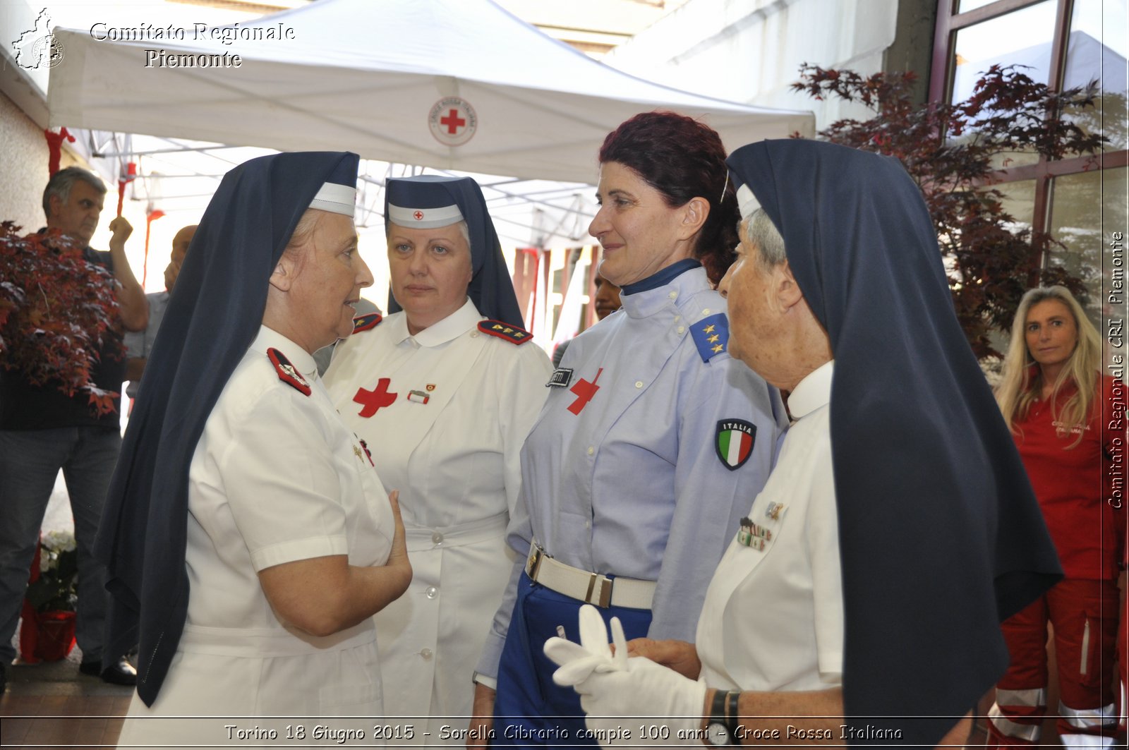 Torino 18 Giugno 2015 - Sorella Cibrario compie 100 anni - Croce Rossa Italiana- Comitato Regionale del Piemonte