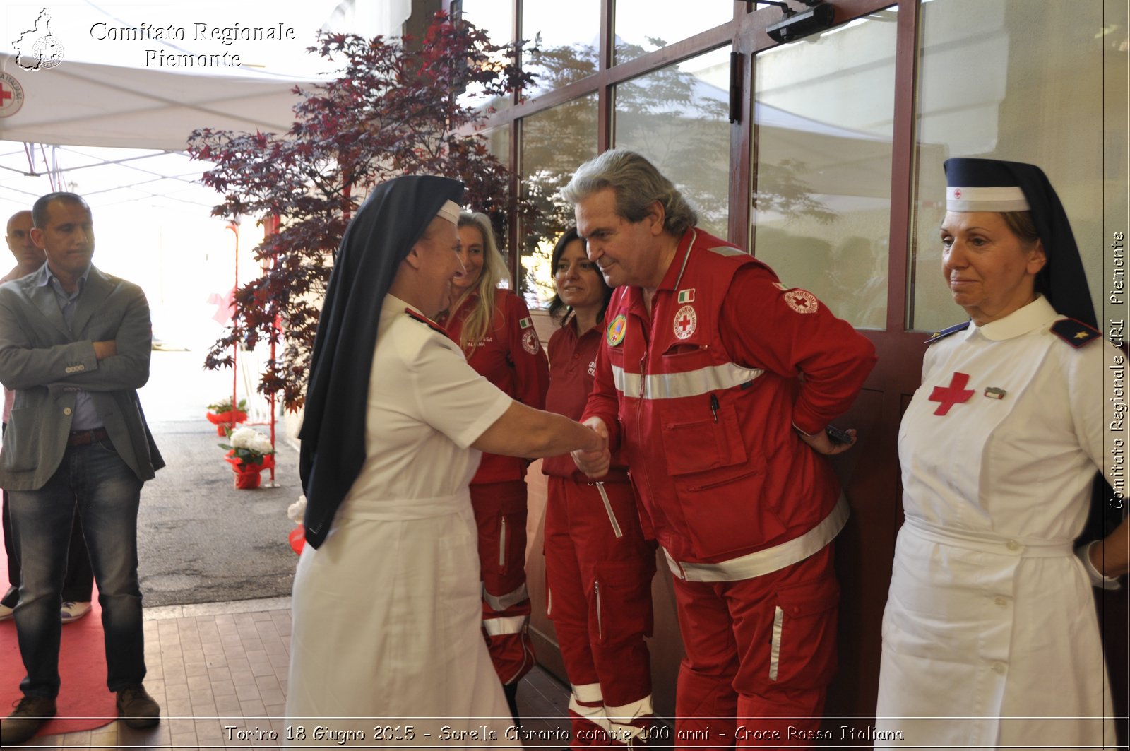 Torino 18 Giugno 2015 - Sorella Cibrario compie 100 anni - Croce Rossa Italiana- Comitato Regionale del Piemonte