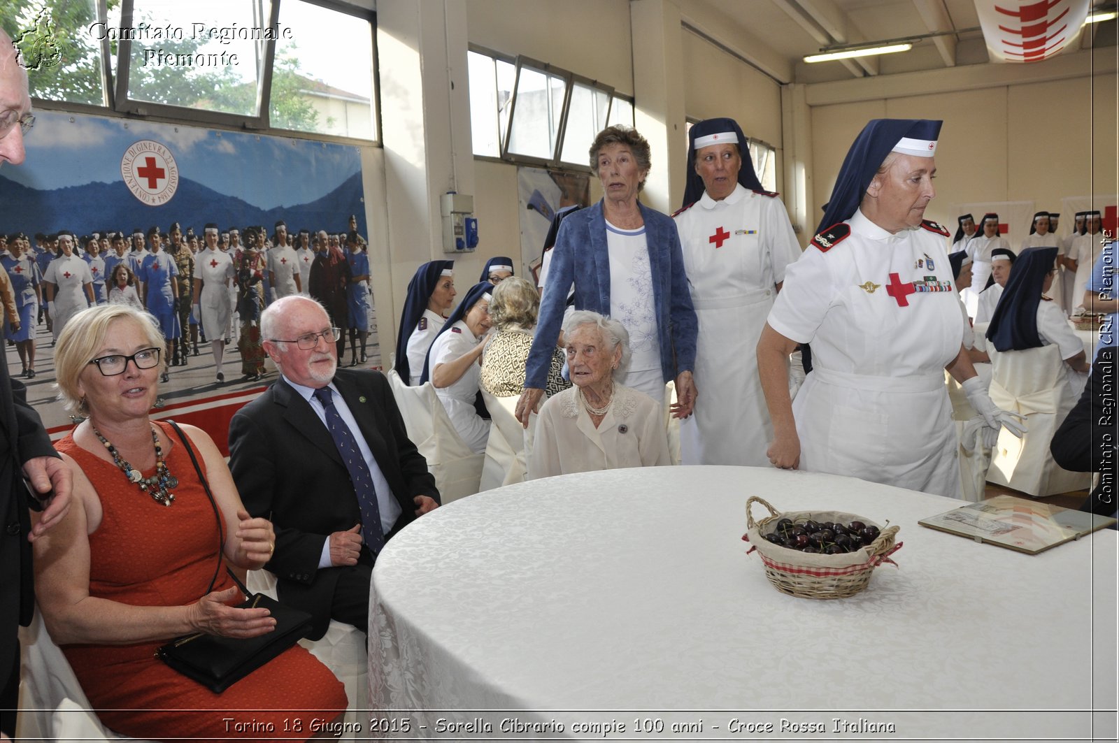 Torino 18 Giugno 2015 - Sorella Cibrario compie 100 anni - Croce Rossa Italiana- Comitato Regionale del Piemonte