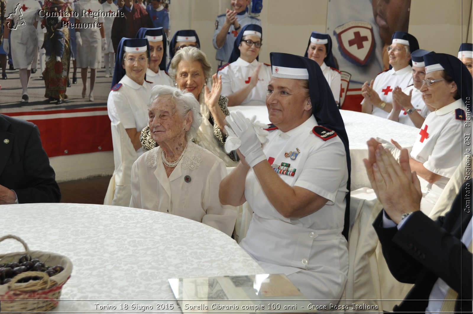 Torino 18 Giugno 2015 - Sorella Cibrario compie 100 anni - Croce Rossa Italiana- Comitato Regionale del Piemonte