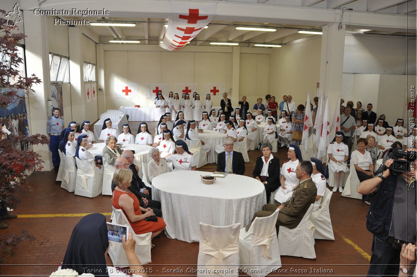 Torino 18 Giugno 2015 - Sorella Cibrario compie 100 anni - Croce Rossa Italiana- Comitato Regionale del Piemonte