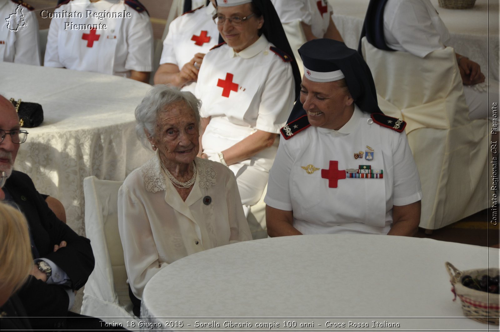 Torino 18 Giugno 2015 - Sorella Cibrario compie 100 anni - Croce Rossa Italiana- Comitato Regionale del Piemonte