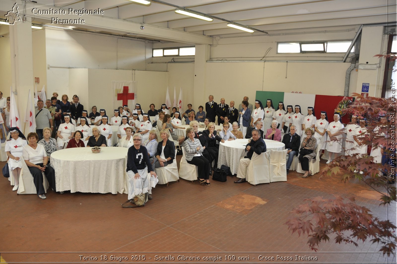 Torino 18 Giugno 2015 - Sorella Cibrario compie 100 anni - Croce Rossa Italiana- Comitato Regionale del Piemonte