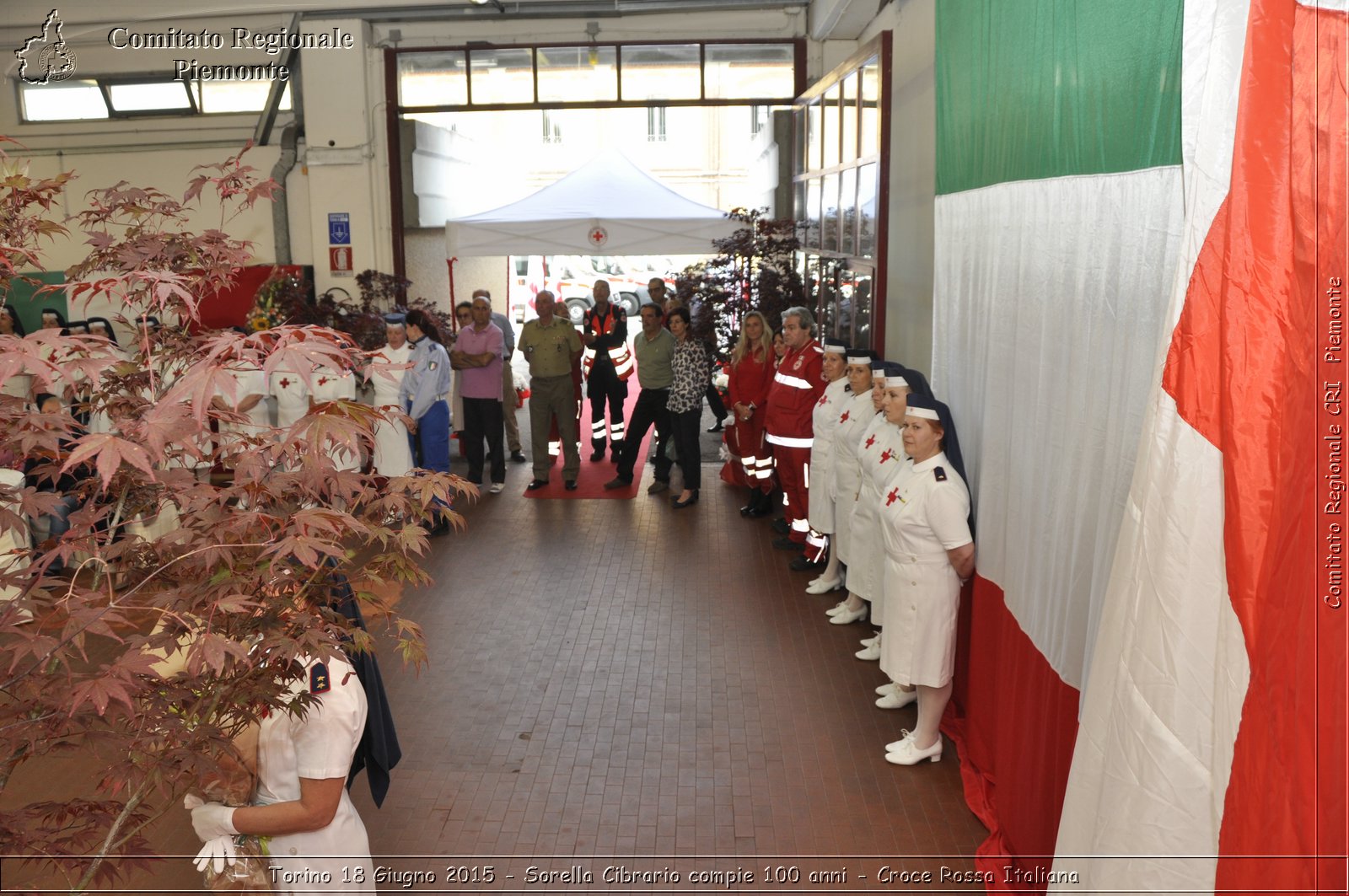 Torino 18 Giugno 2015 - Sorella Cibrario compie 100 anni - Croce Rossa Italiana- Comitato Regionale del Piemonte